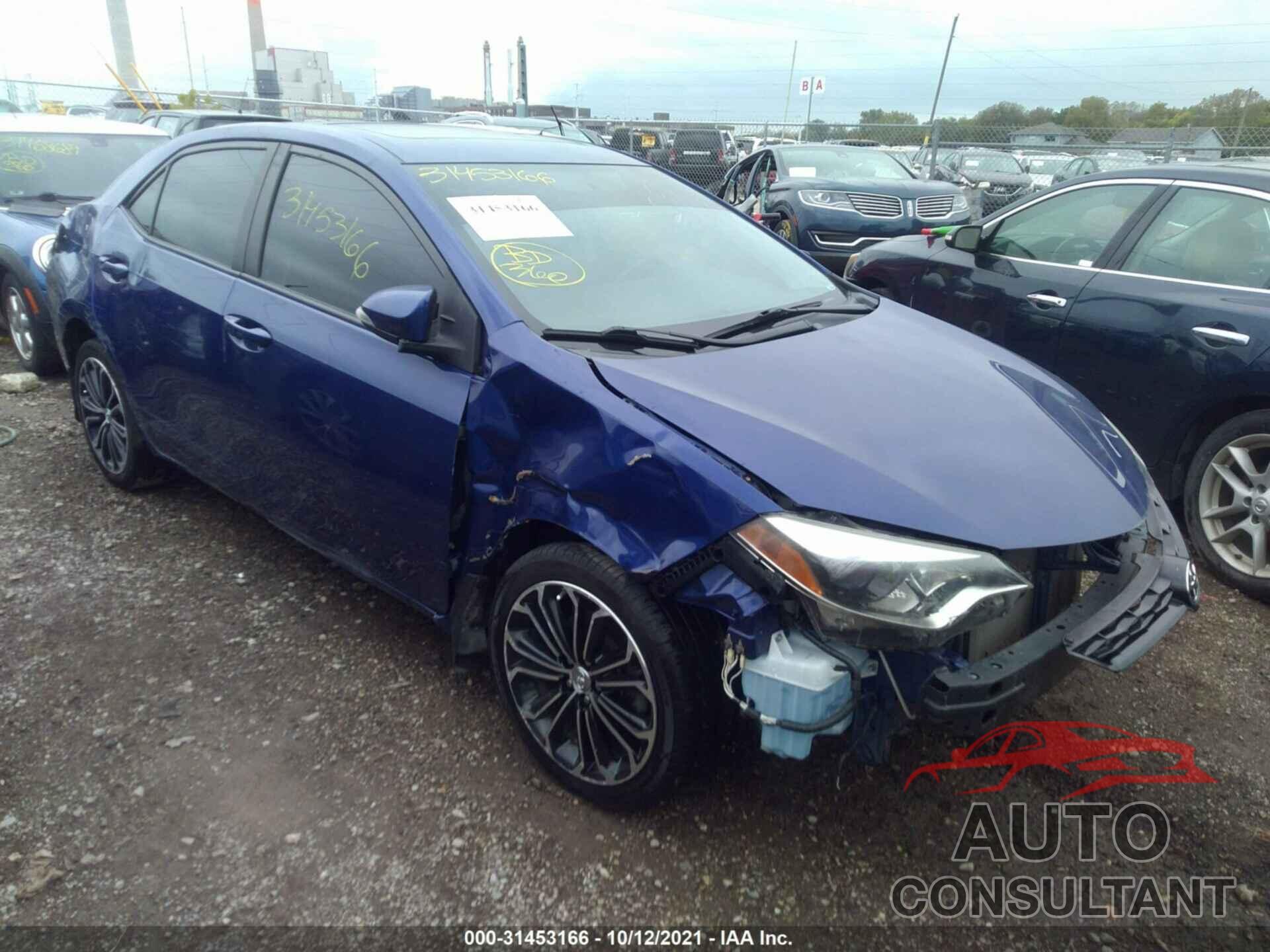 TOYOTA COROLLA 2016 - 2T1BURHE4GC623381