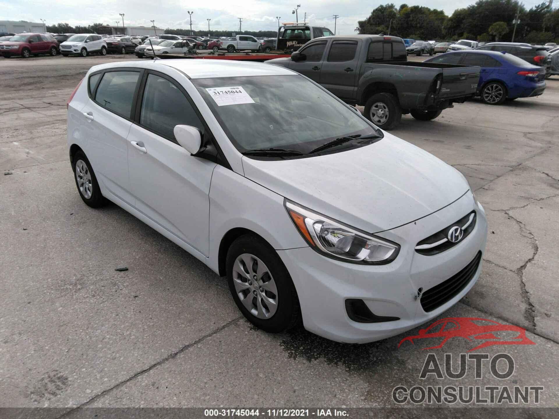 HYUNDAI ACCENT 2017 - KMHCT5AE0HU362549