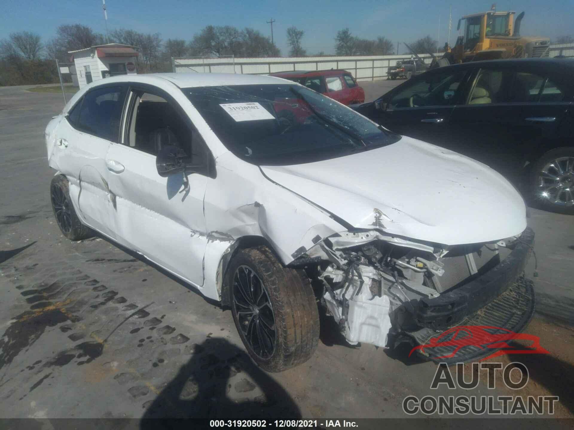 TOYOTA COROLLA 2016 - 5YFBURHE5GP405210