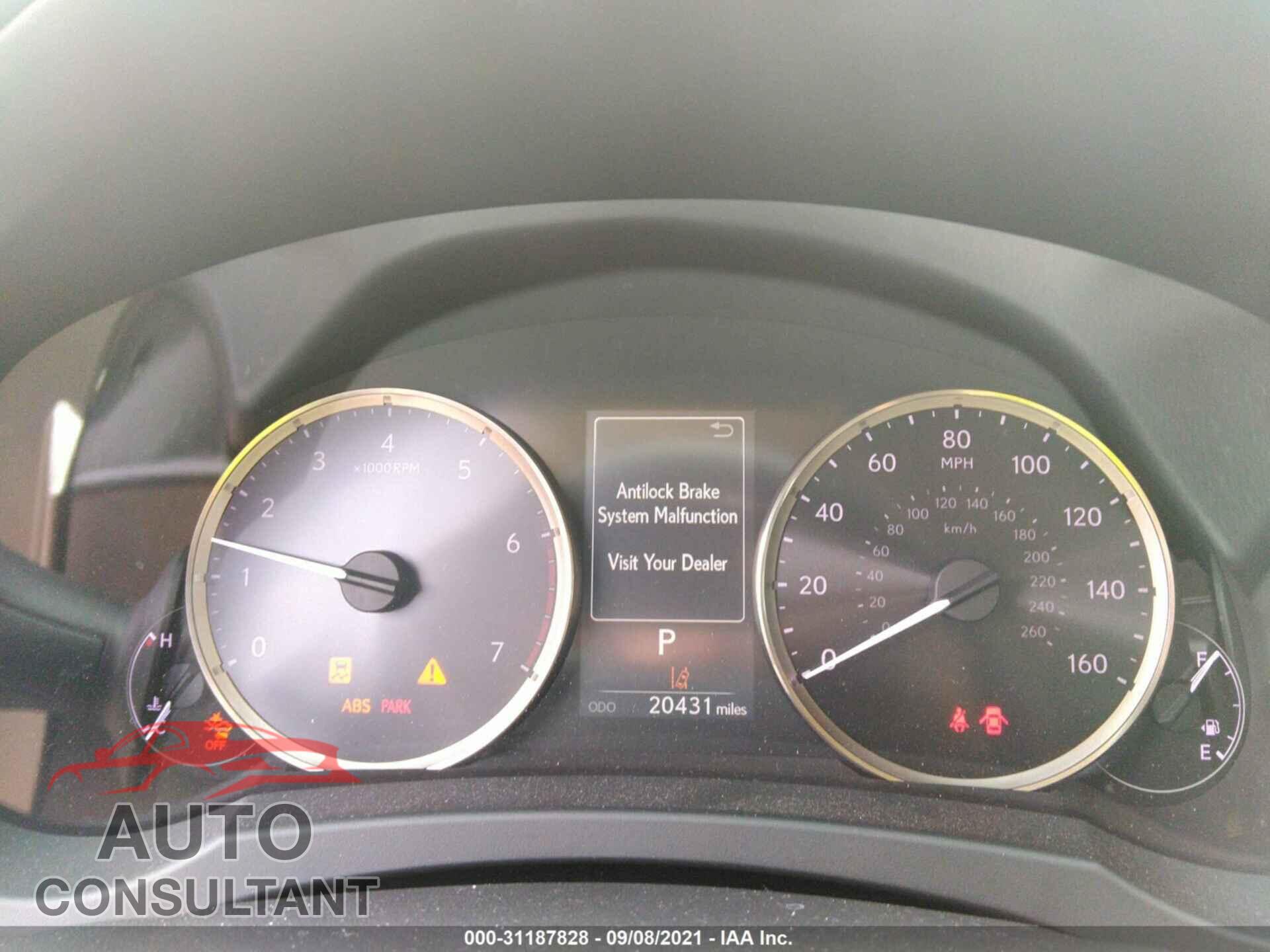 LEXUS IS 2019 - JTHBA1D20K5098099