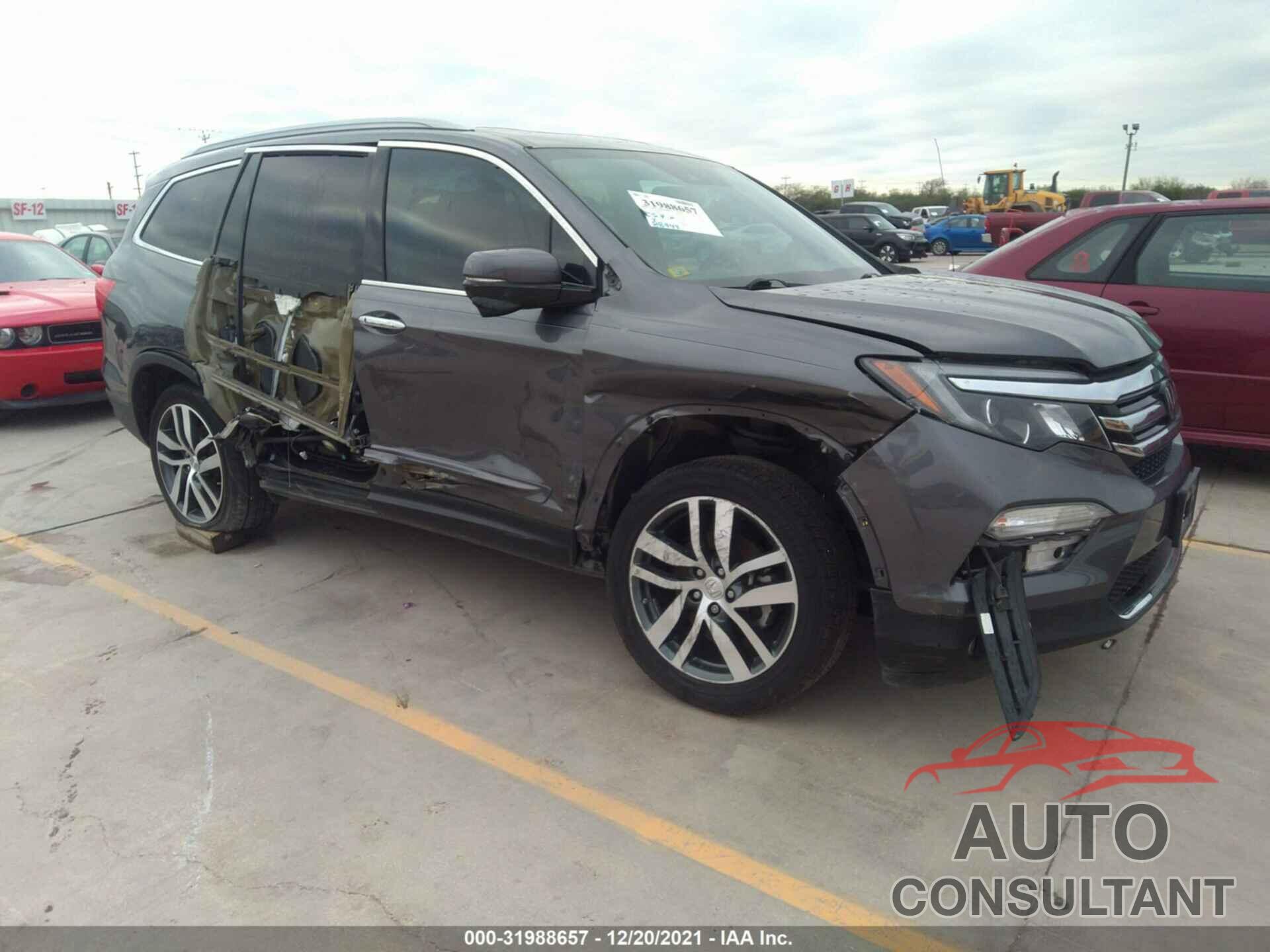 HONDA PILOT 2016 - 5FNYF5H9XGB020169