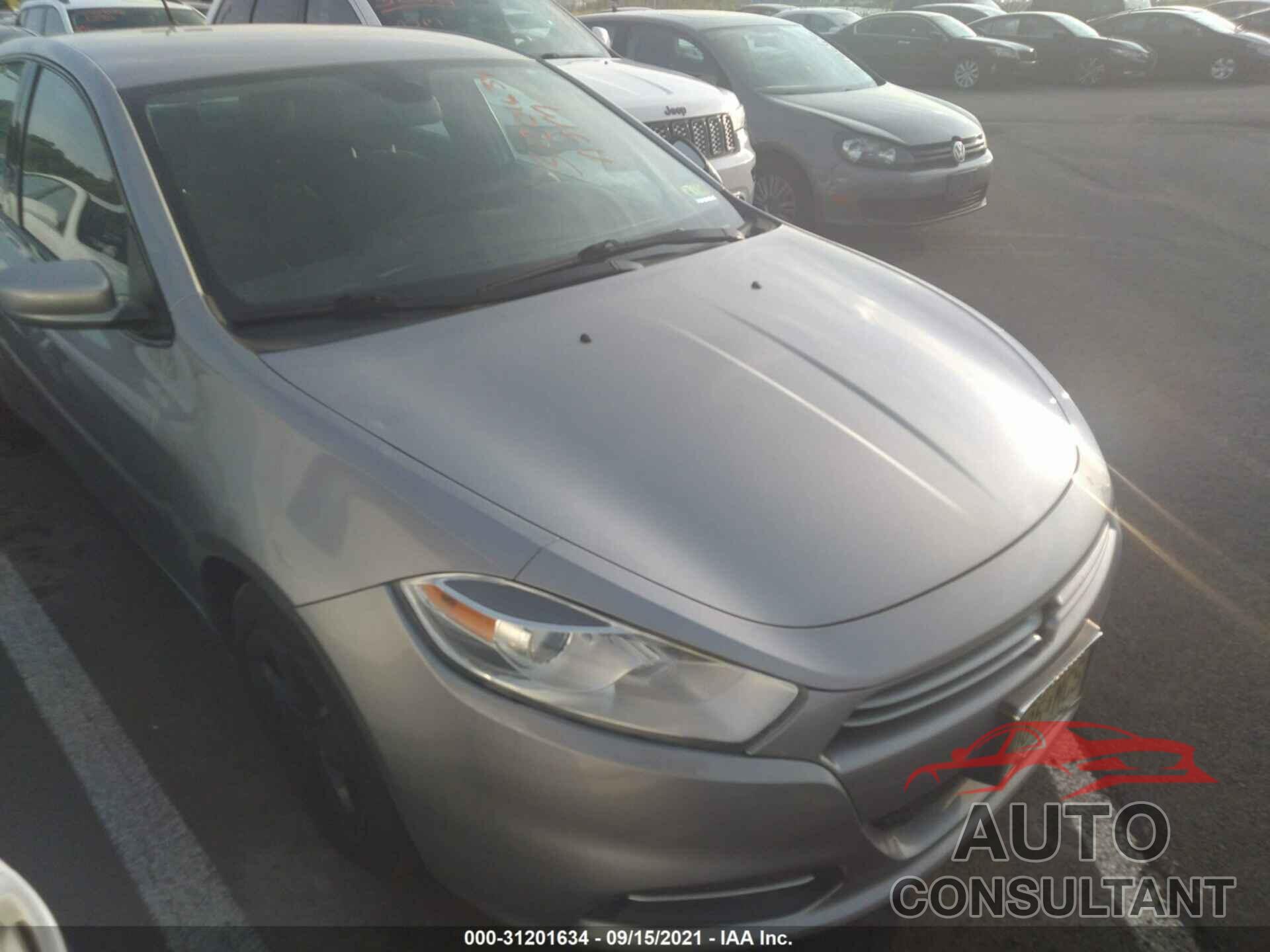 DODGE DART 2016 - 1C3CDFAA8GD517405