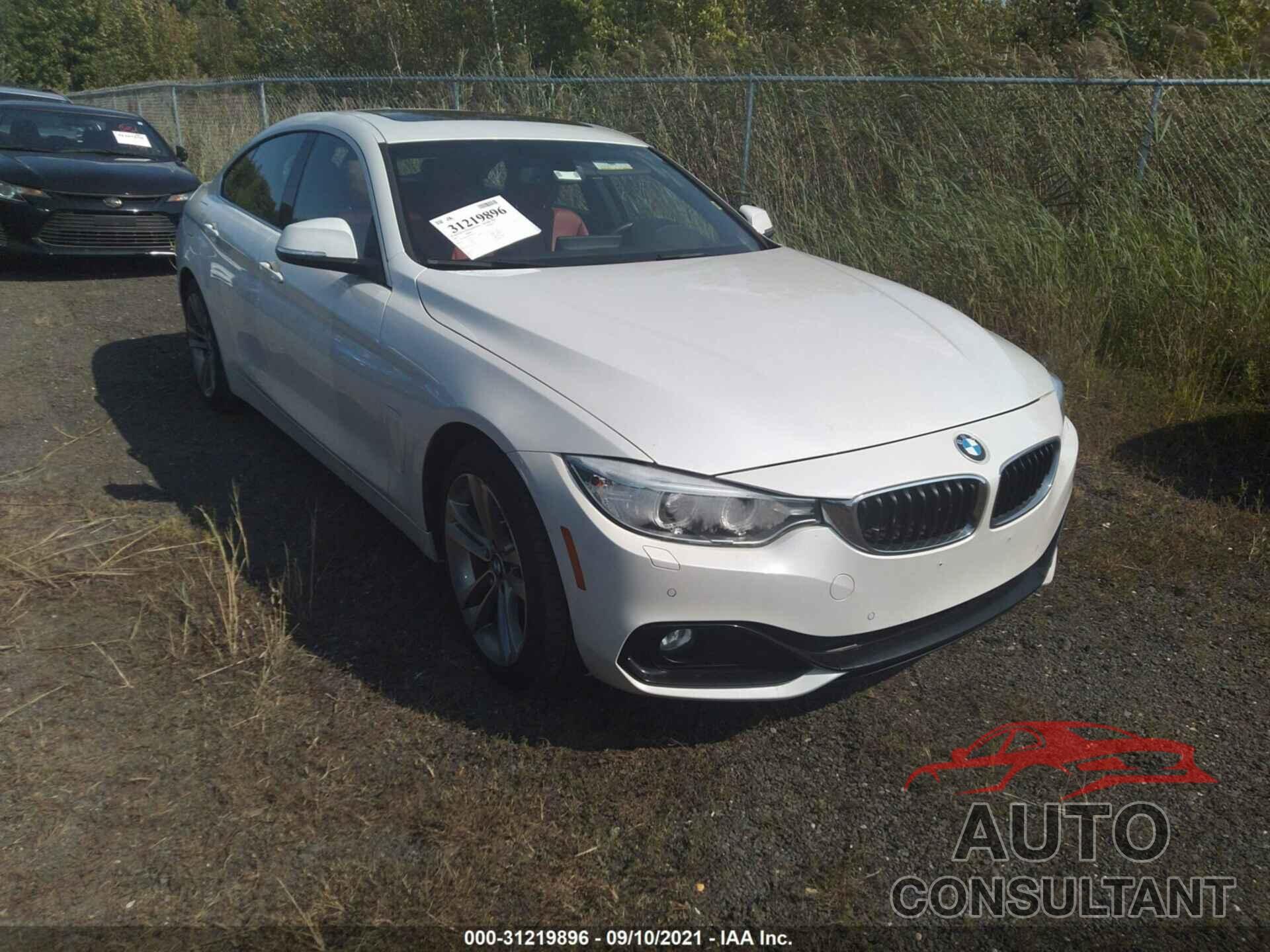 BMW 4 SERIES 2017 - WBA4F9C59HG440147