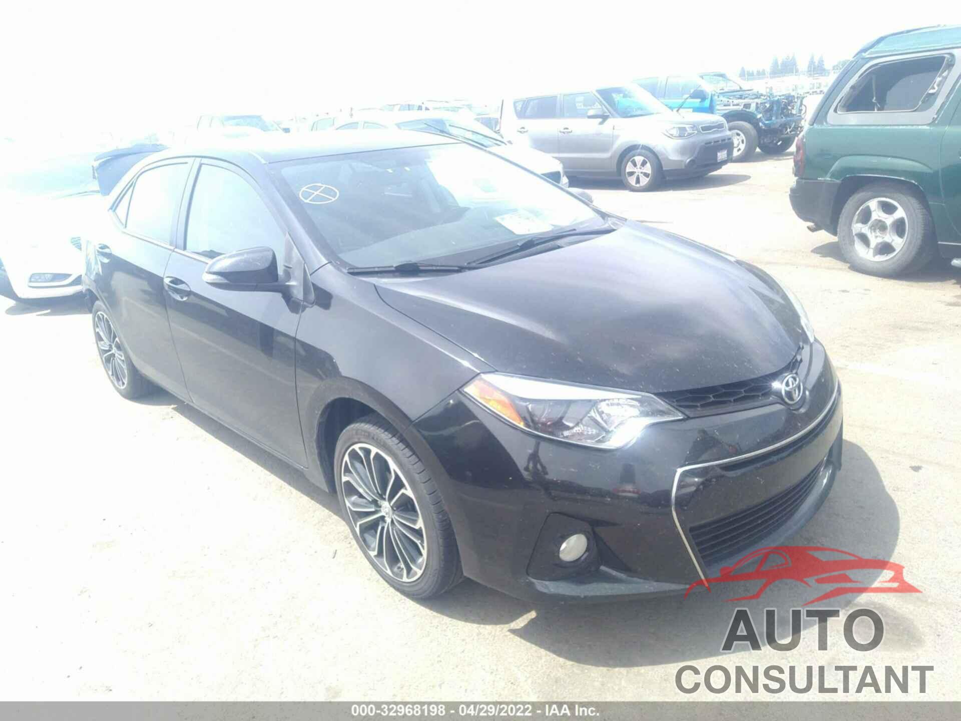 TOYOTA COROLLA 2016 - 5YFBURHE6GP467005
