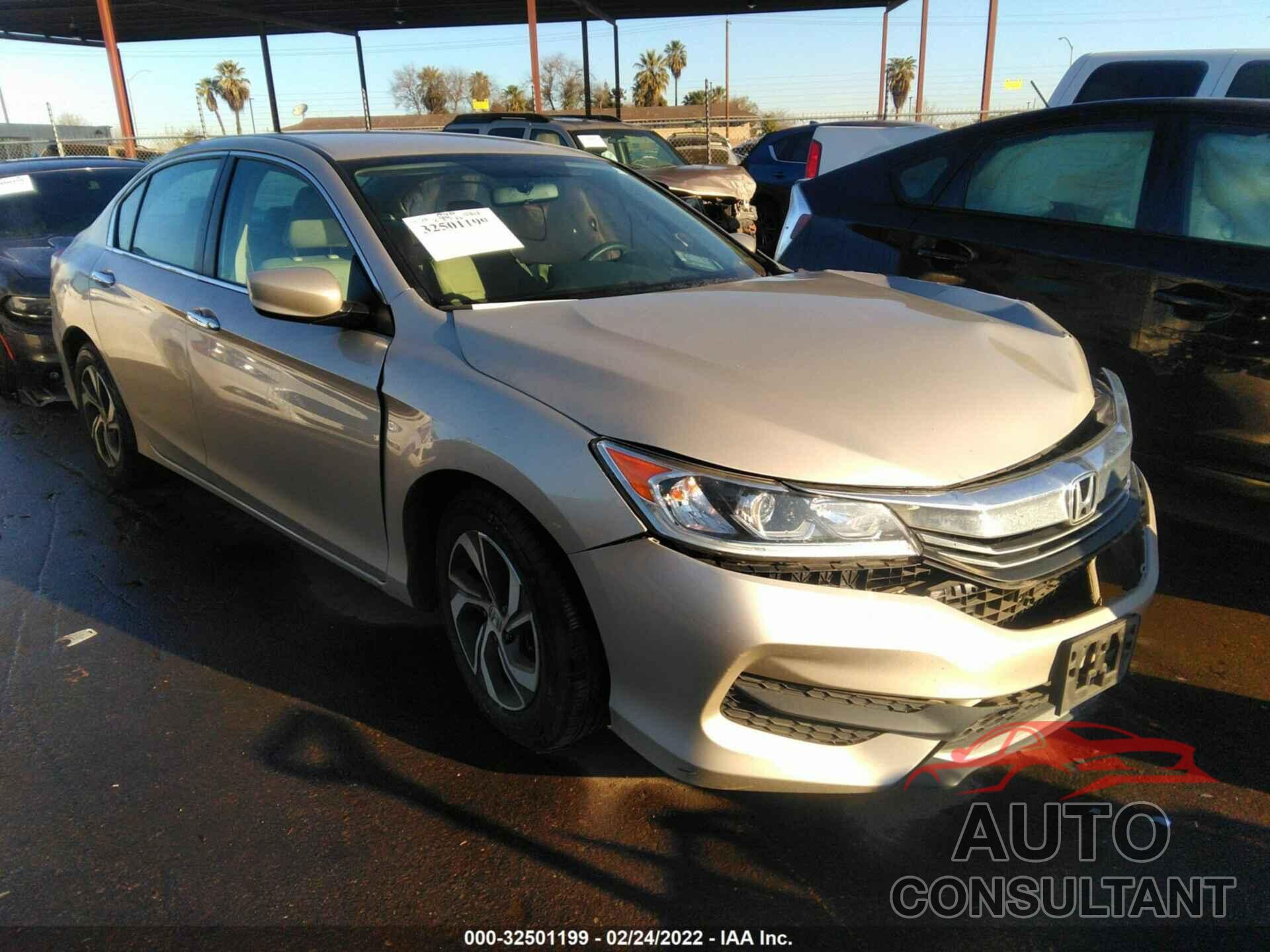 HONDA ACCORD SEDAN 2016 - 1HGCR2F31GA066305