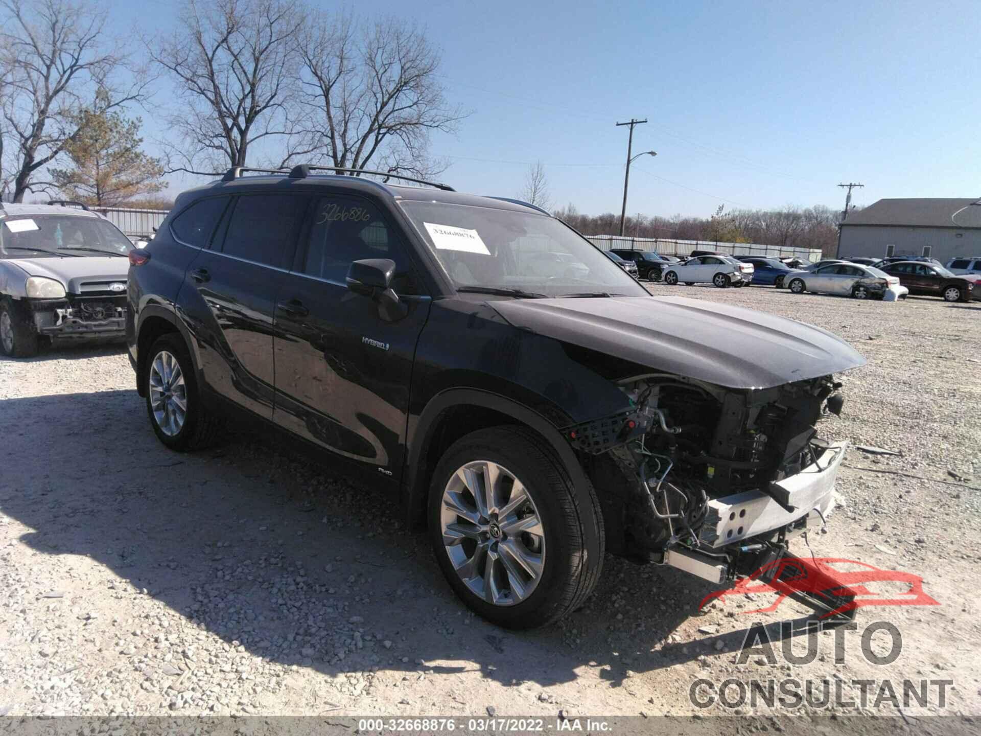 TOYOTA HIGHLANDER 2021 - 5TDDBRCH2MS017998
