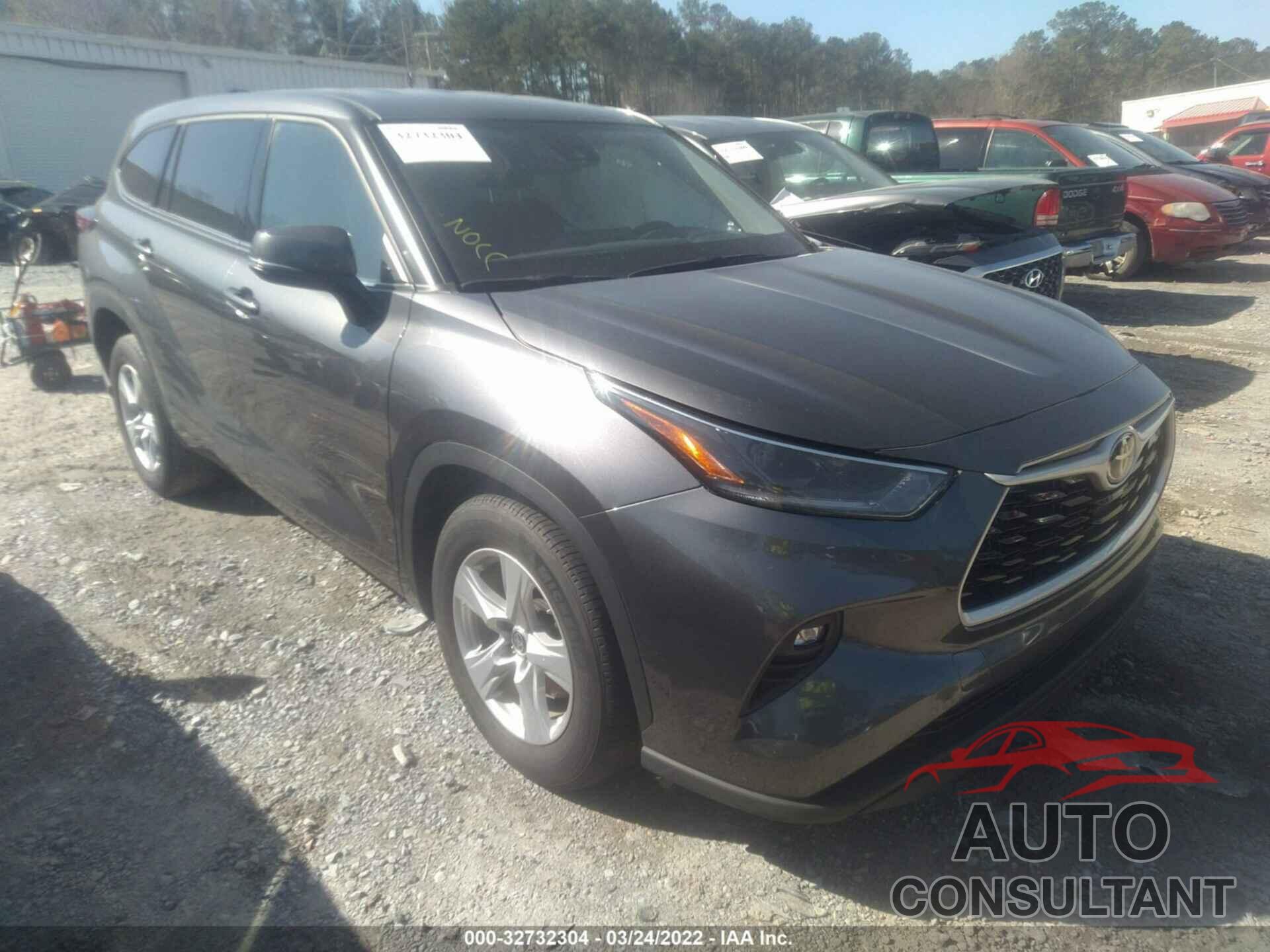 TOYOTA HIGHLANDER 2021 - 5TDZZRAH3MS065790