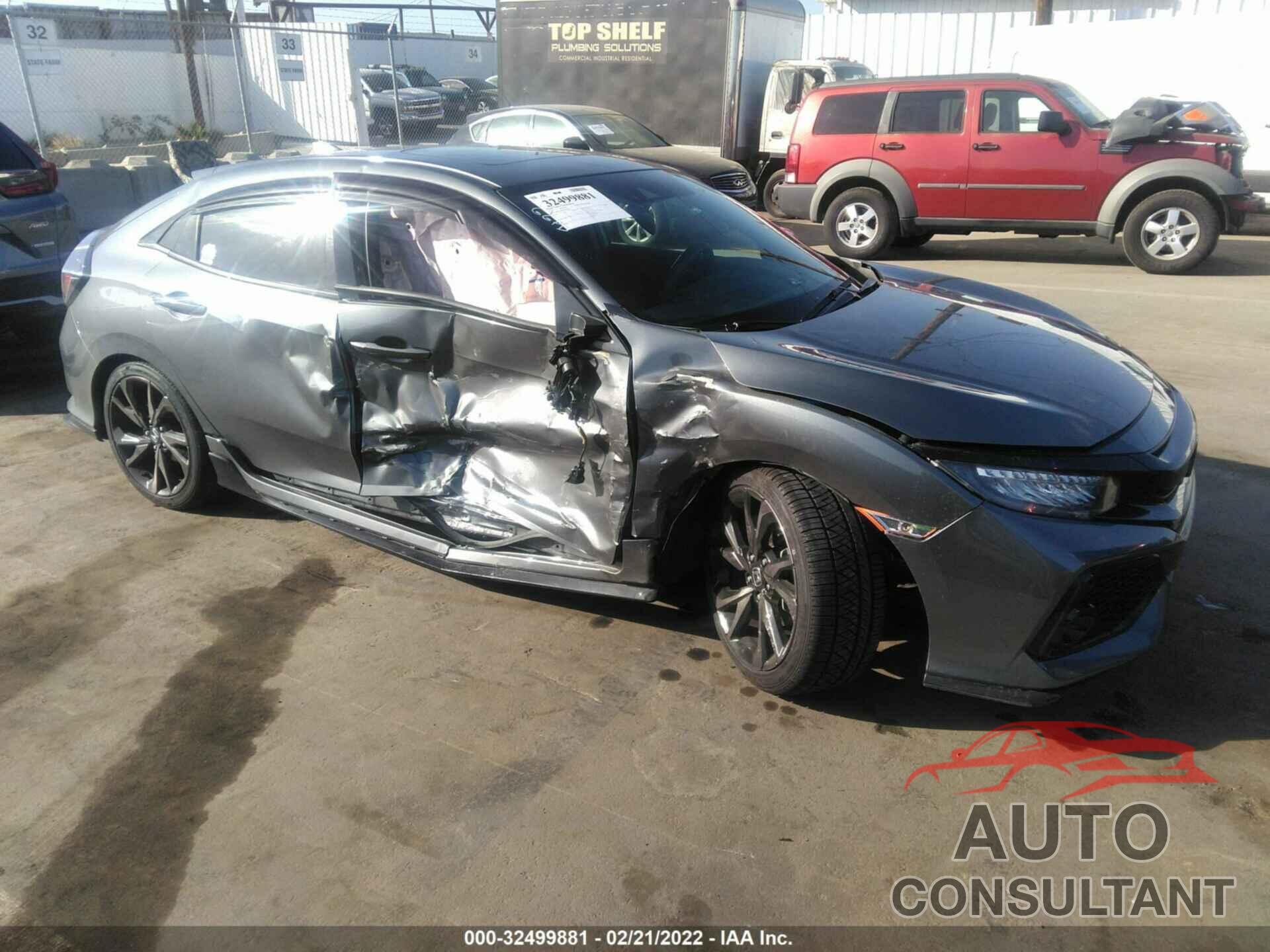 HONDA CIVIC HATCHBACK 2018 - SHHFK7H92JU417637