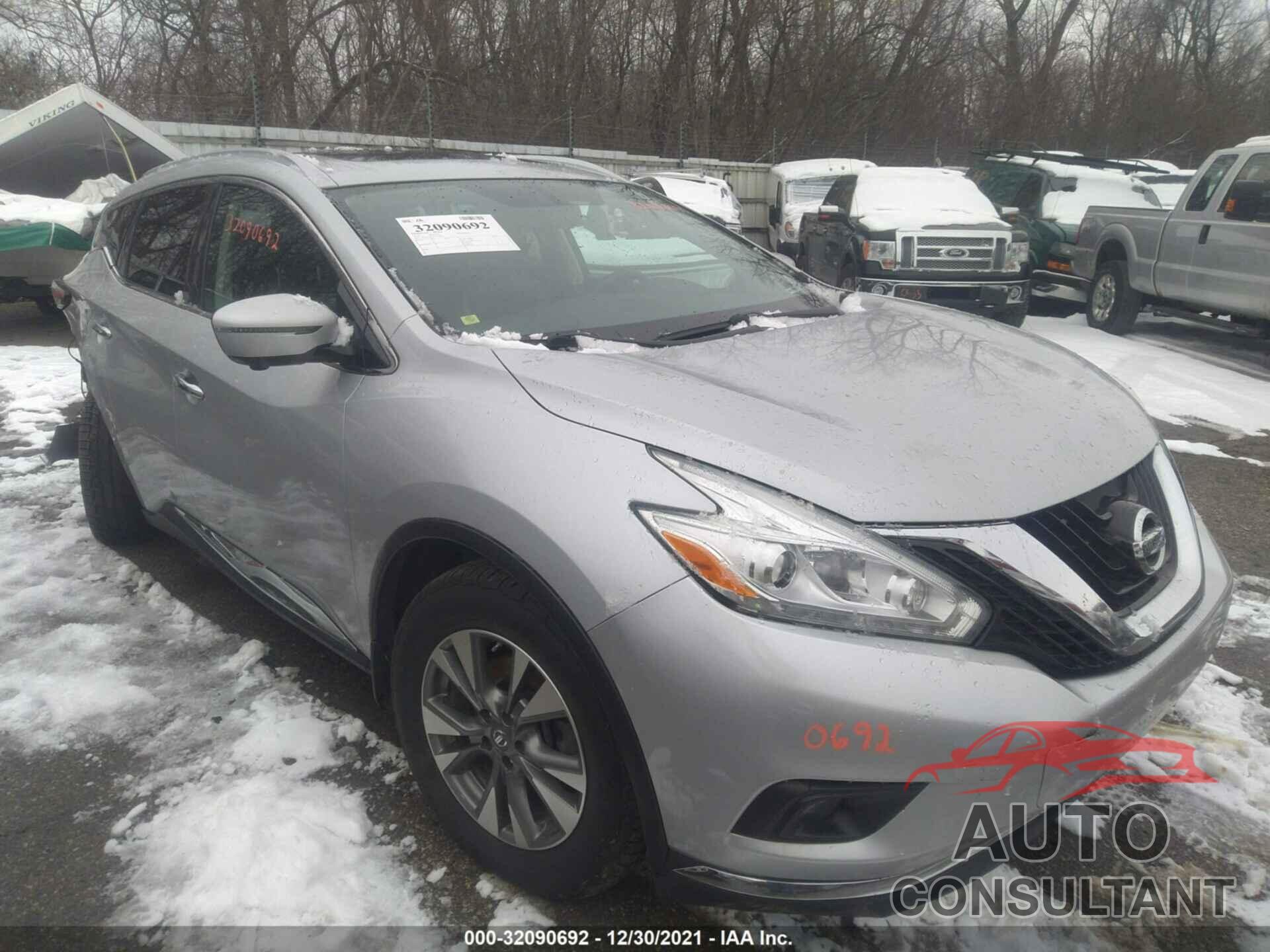 NISSAN MURANO 2016 - 5N1AZ2MH1GN144462