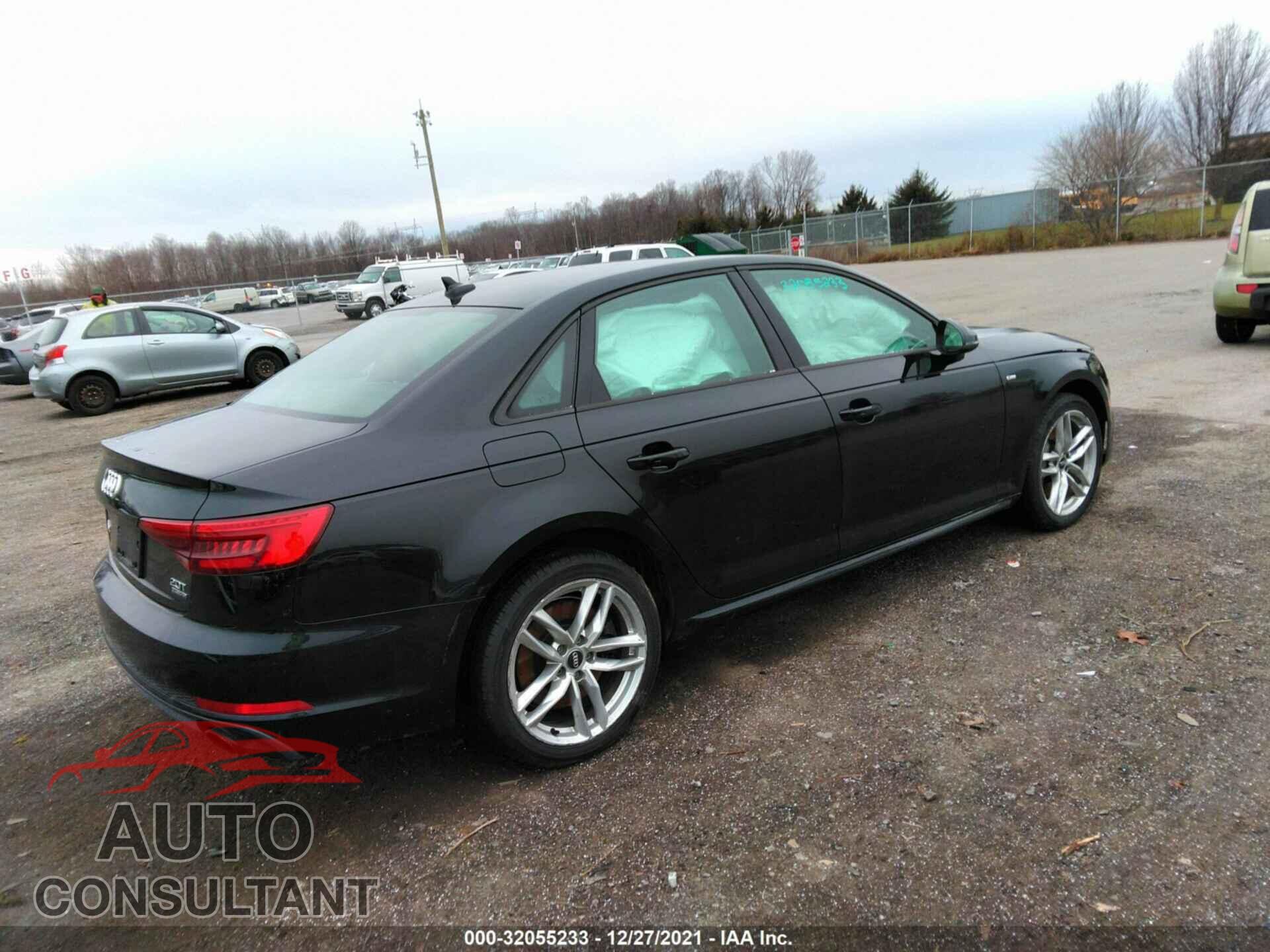 AUDI A4 2017 - WAUDNAF40HN053358