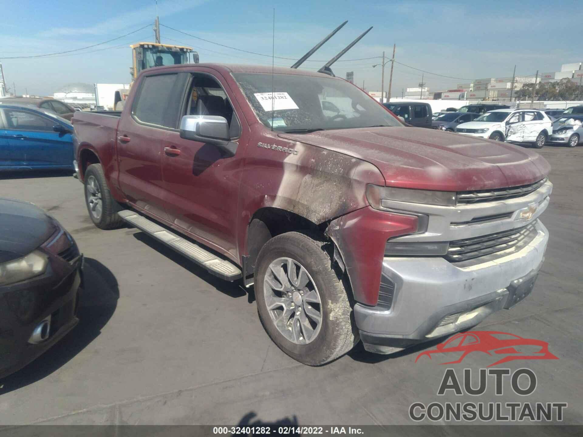CHEVROLET SILVERADO 1500 2021 - 3GCPWCED8MG460518