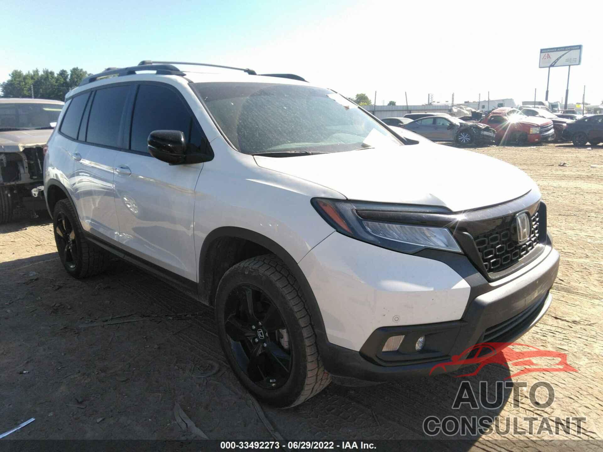 HONDA PASSPORT 2019 - 5FNYF8H98KB017541