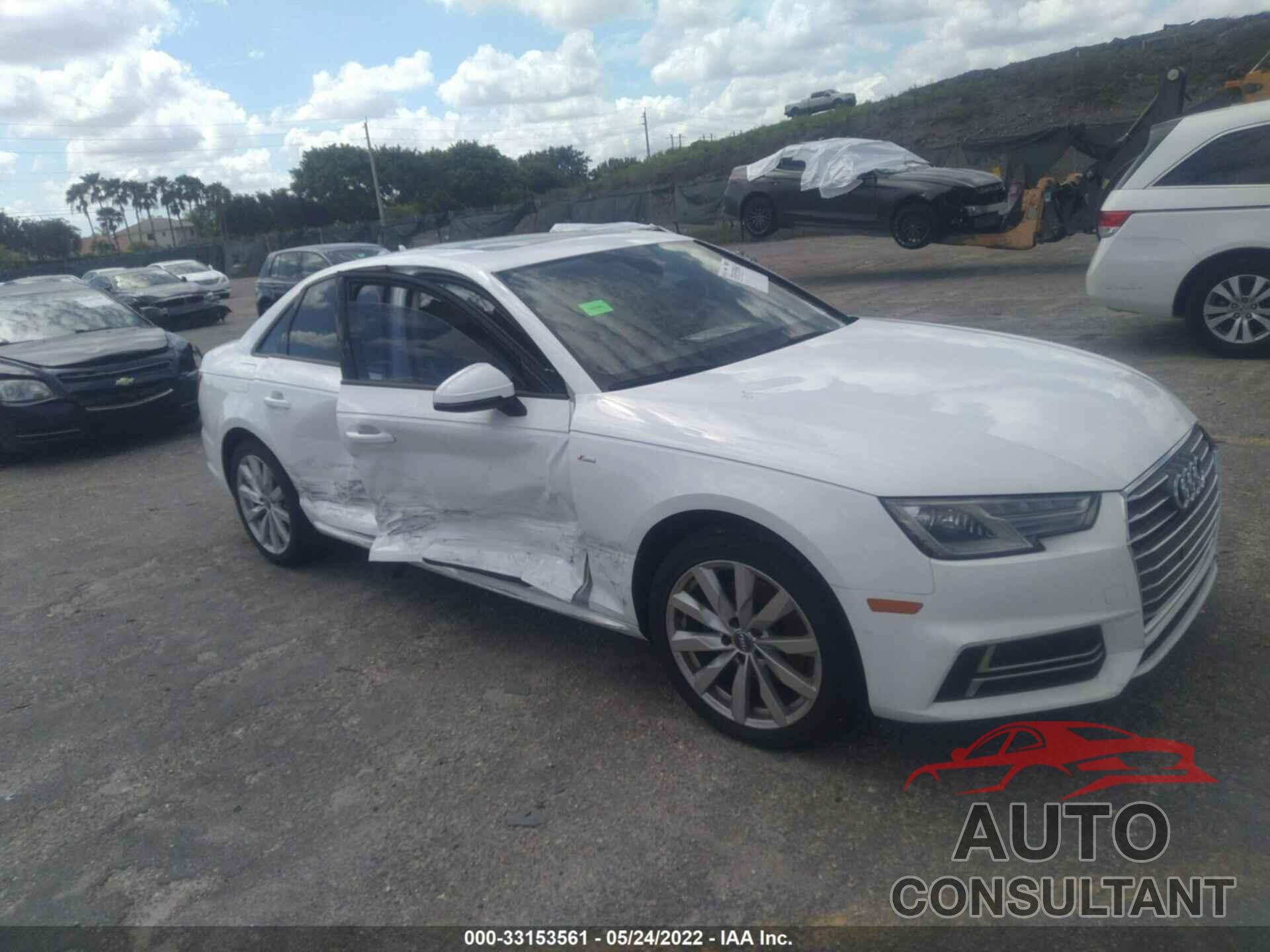 AUDI A4 2018 - WAUKMAF49JA029731