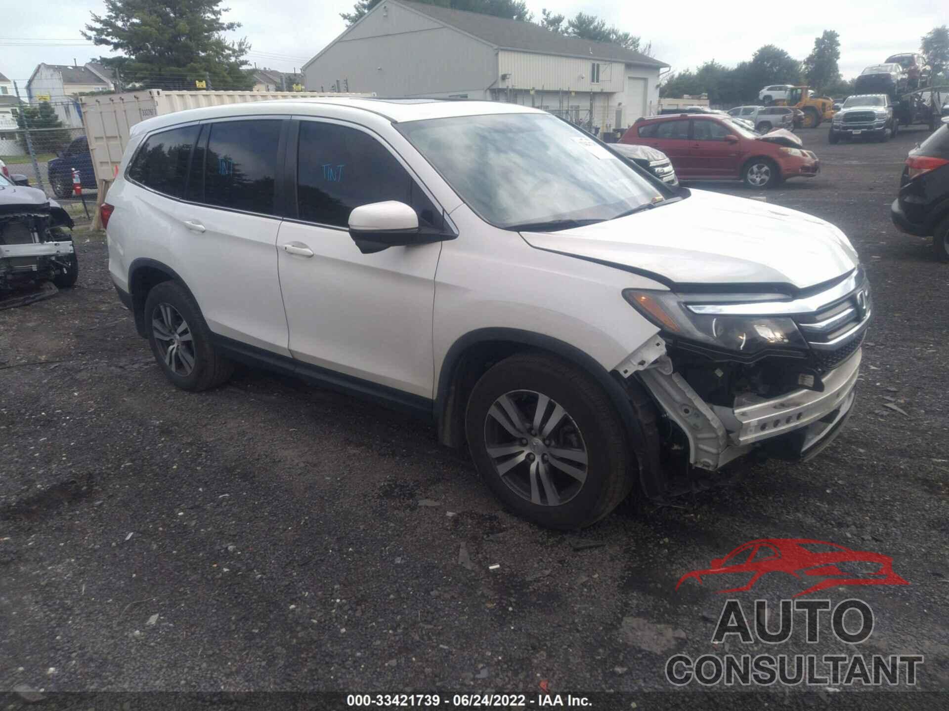 HONDA PILOT 2017 - 5FNYF6H59HB092002