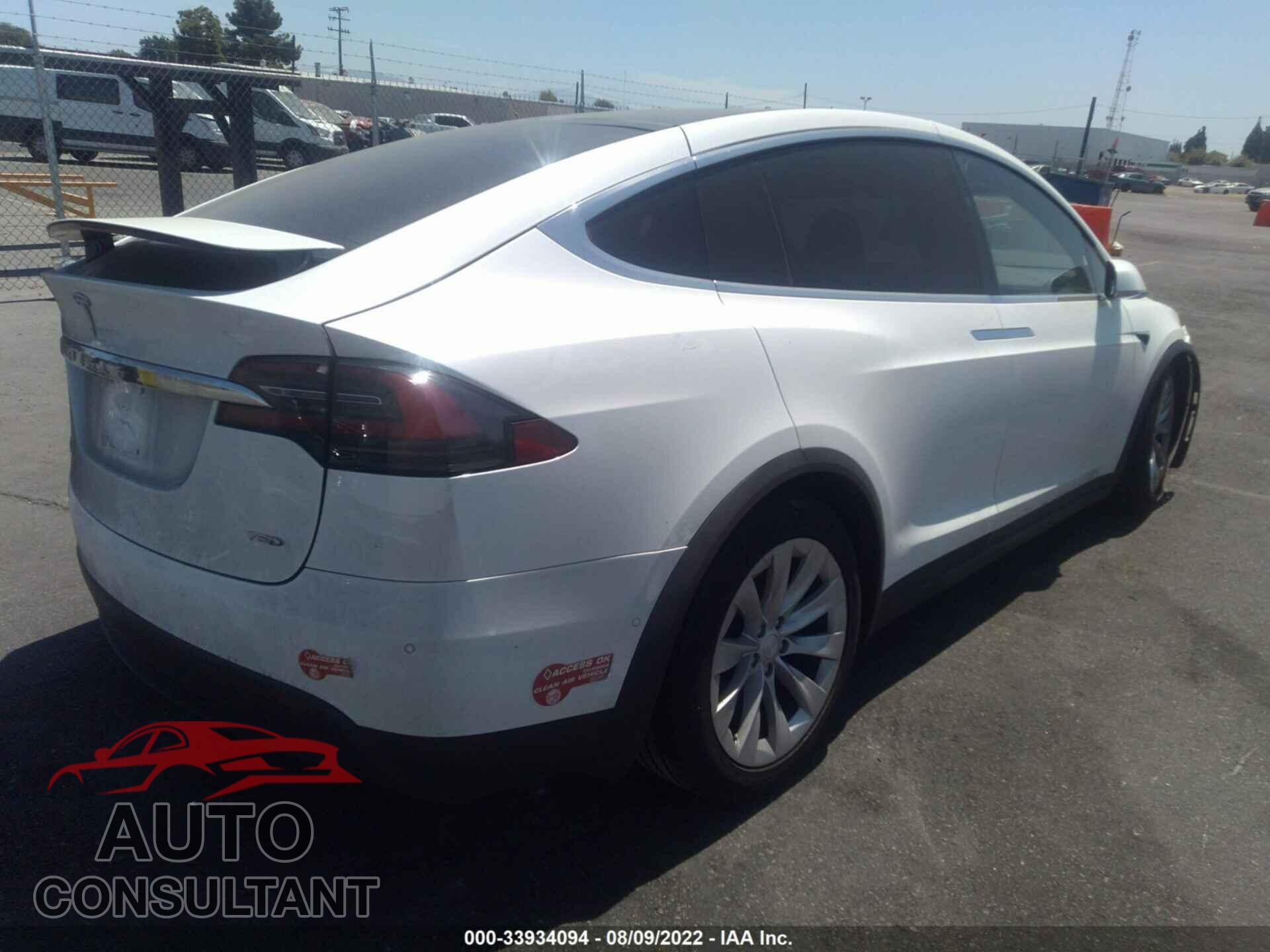 TESLA MODEL X 2017 - 5YJXCDE2XHF076183