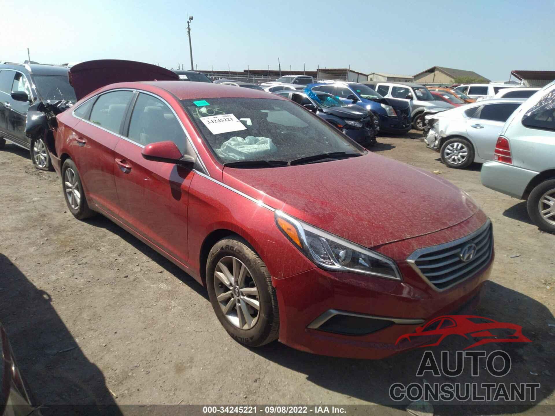 HYUNDAI SONATA 2017 - 5NPE24AF0HH539906