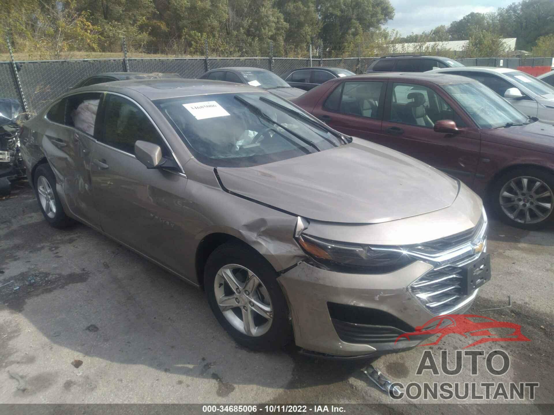 CHEVROLET MALIBU 2022 - 1G1ZD5ST6NF133312