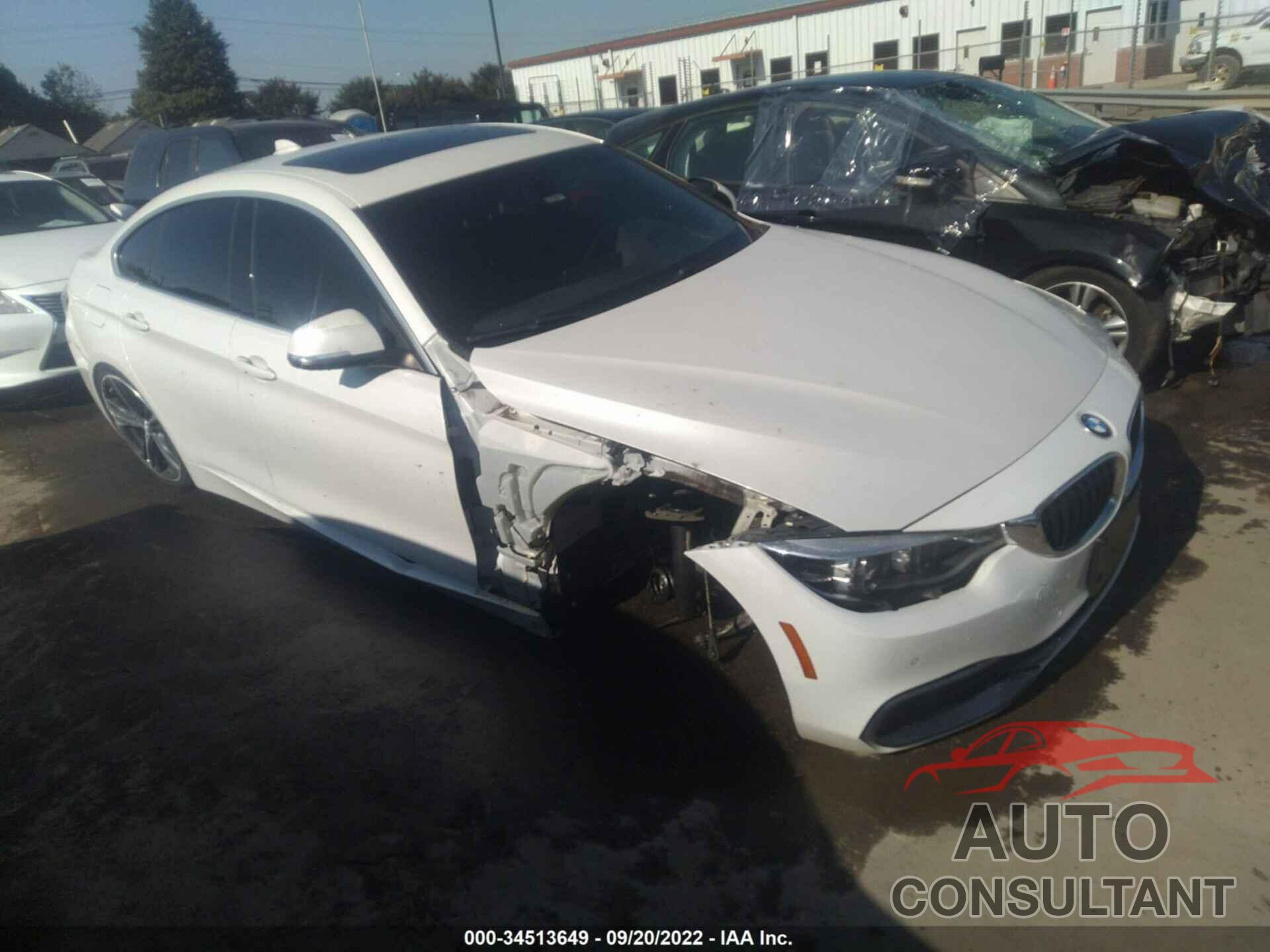 BMW 4 SERIES 2018 - WBA4J3C51JBG90628