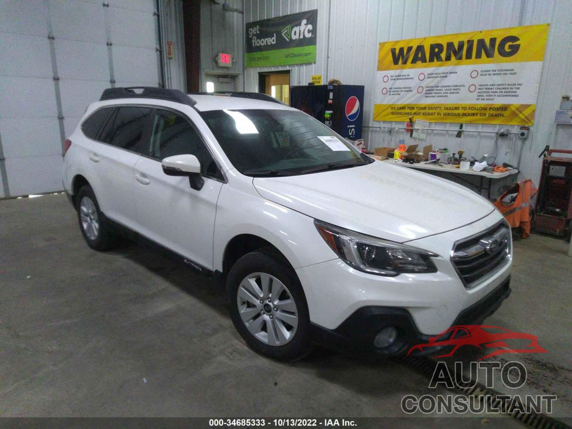 SUBARU OUTBACK 2018 - 4S4BSAFC8J3323007