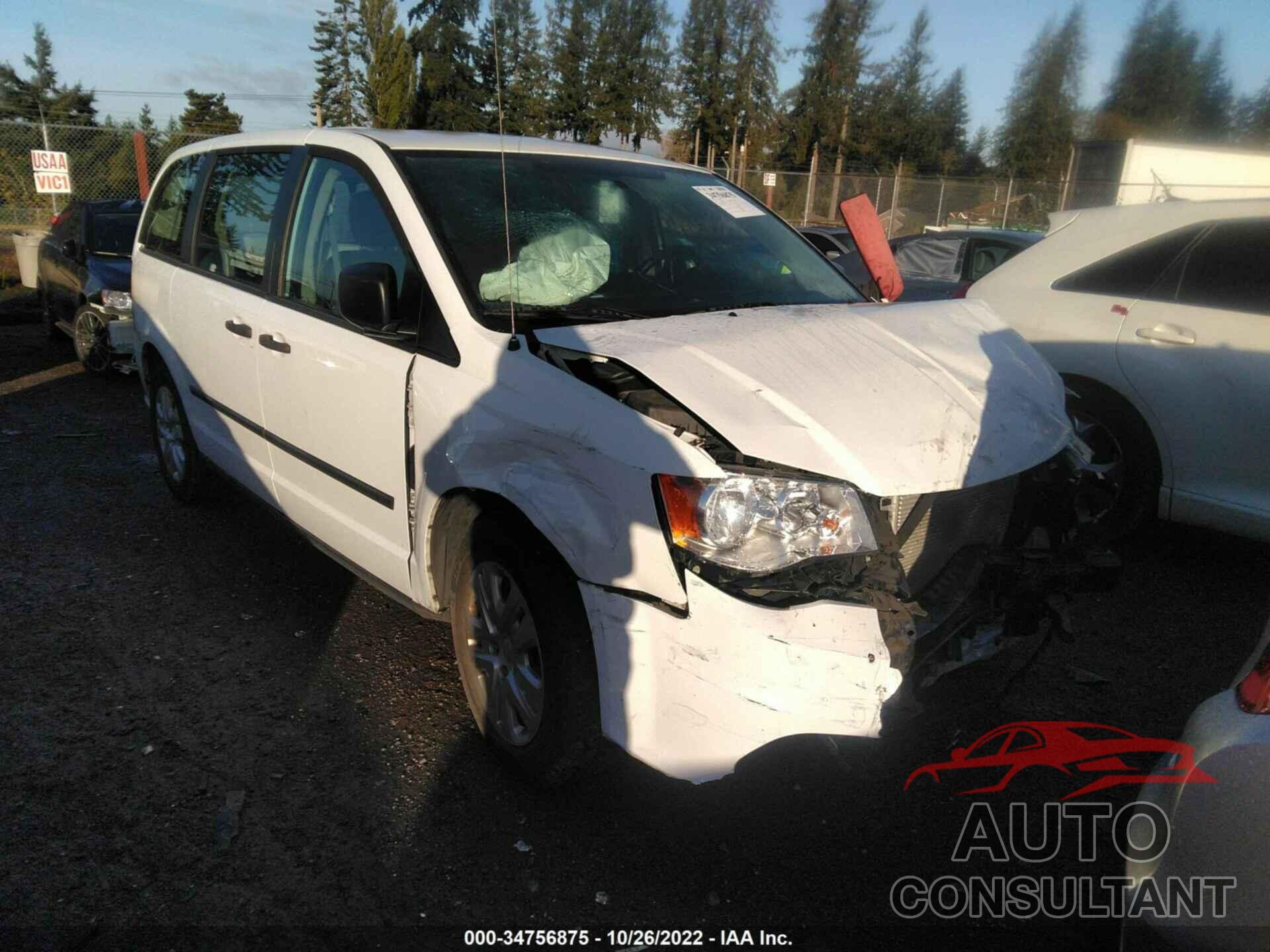 DODGE GRAND CARAVAN 2016 - 2C4RDGBG8GR357960