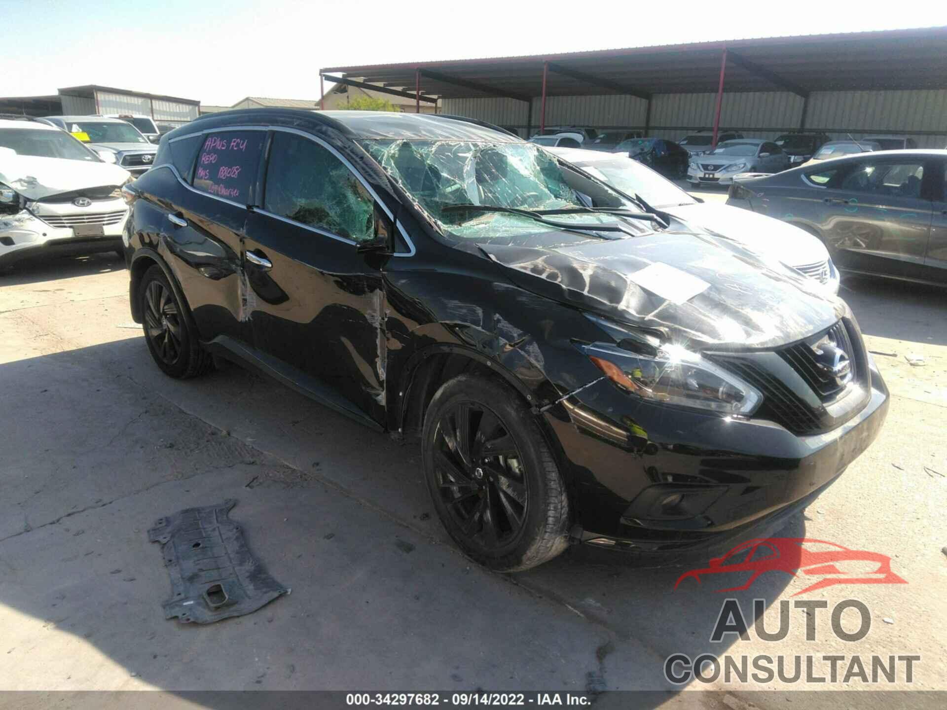 NISSAN MURANO 2018 - 5N1AZ2MG9JN188028