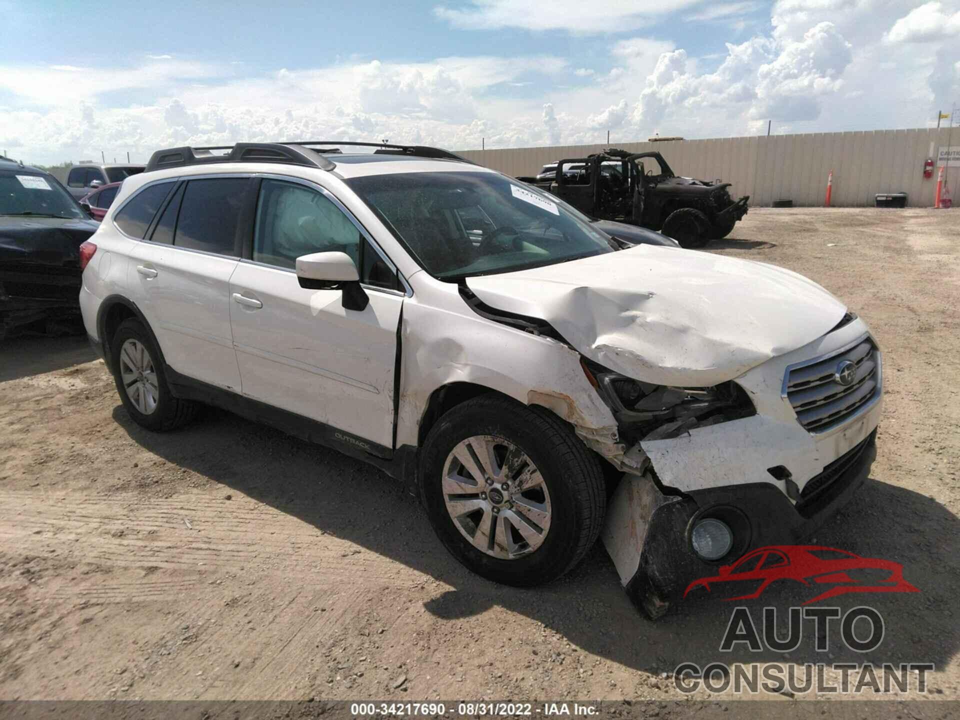 SUBARU OUTBACK 2016 - 4S4BSADC5G3245457