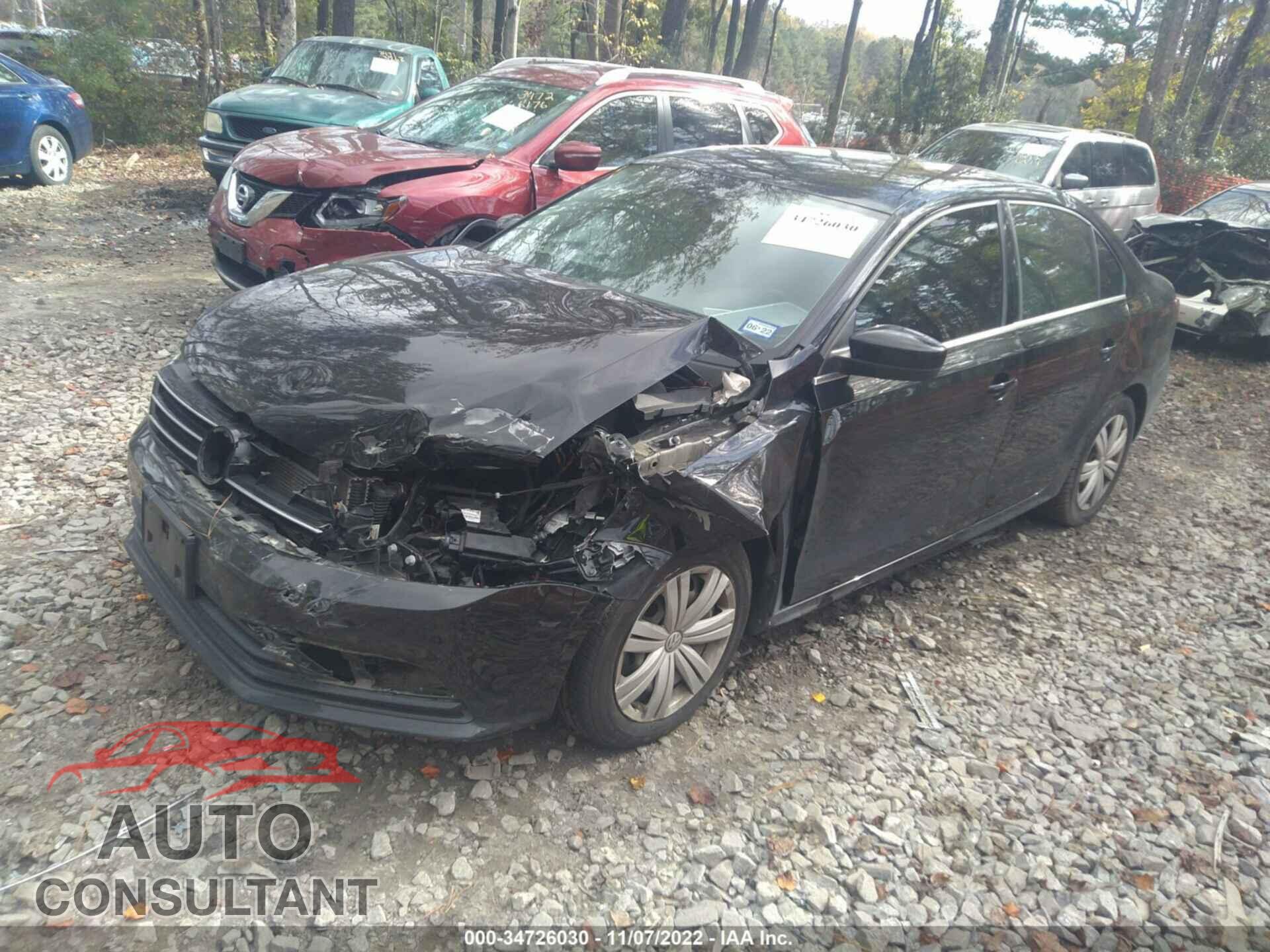 VOLKSWAGEN JETTA 2017 - 3VW2B7AJ3HM382419
