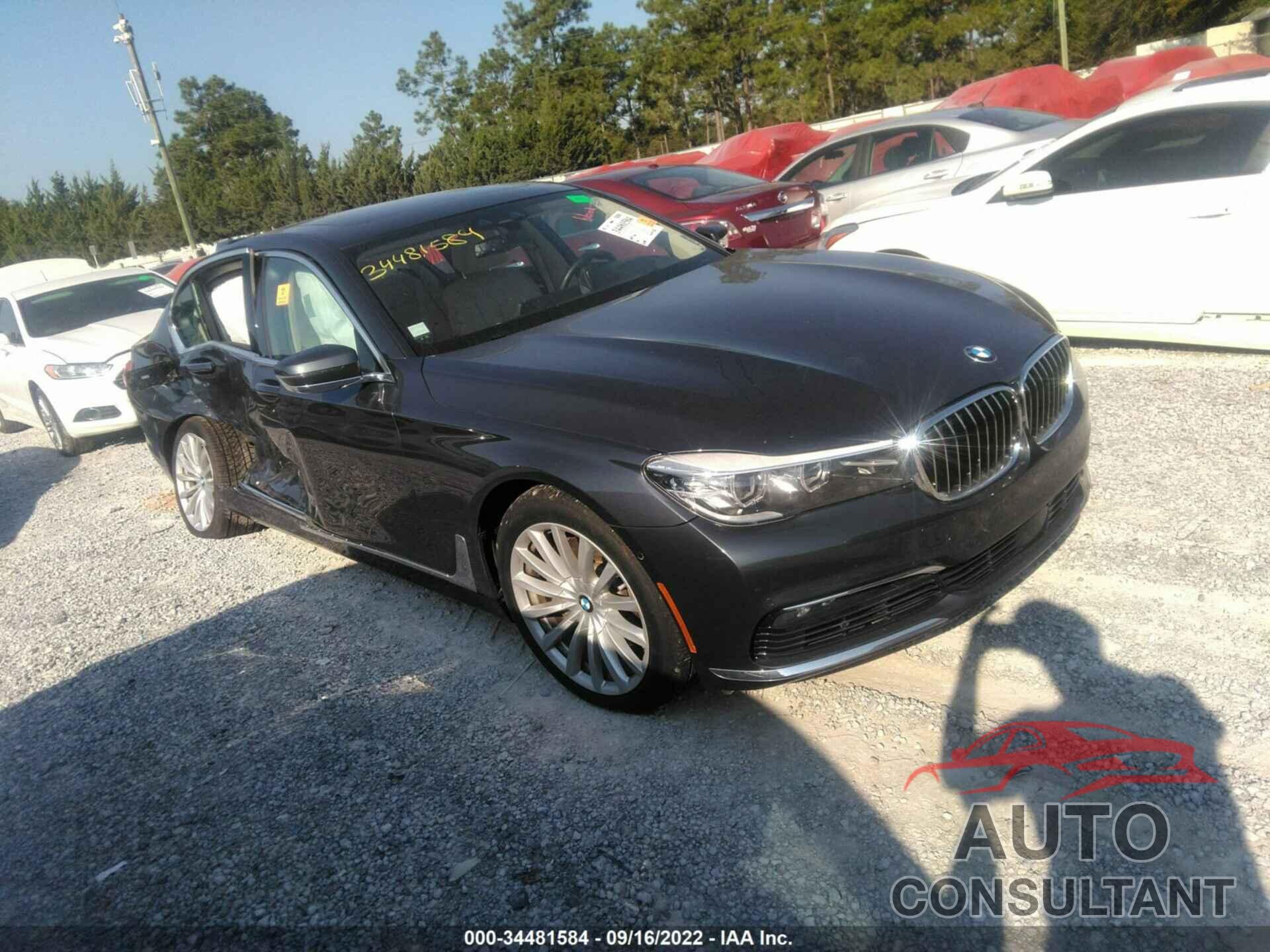 BMW 7 SERIES 2016 - WBA7E2C52GG504051