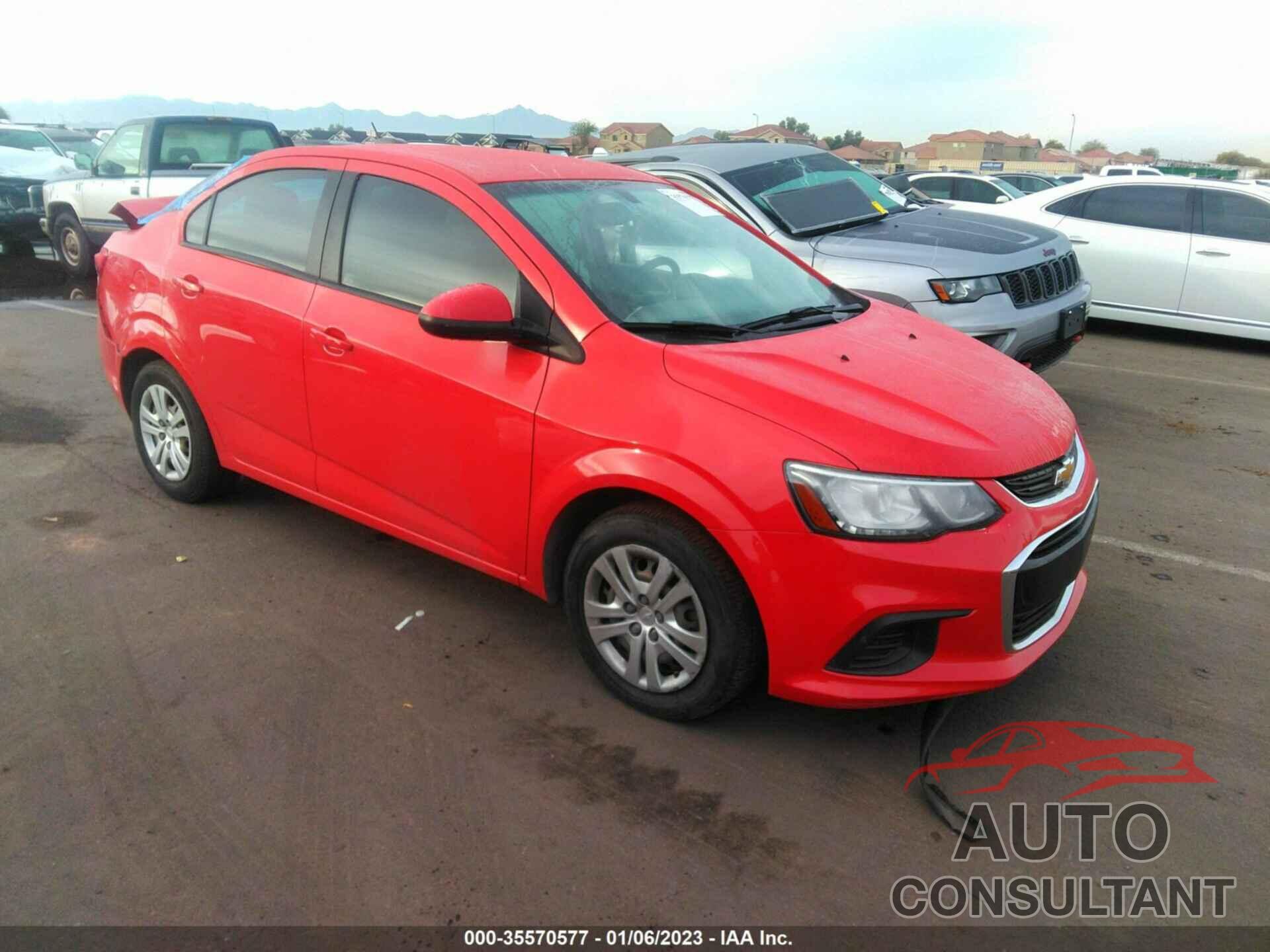 CHEVROLET SONIC 2017 - 1G1JB5SH5H4153162