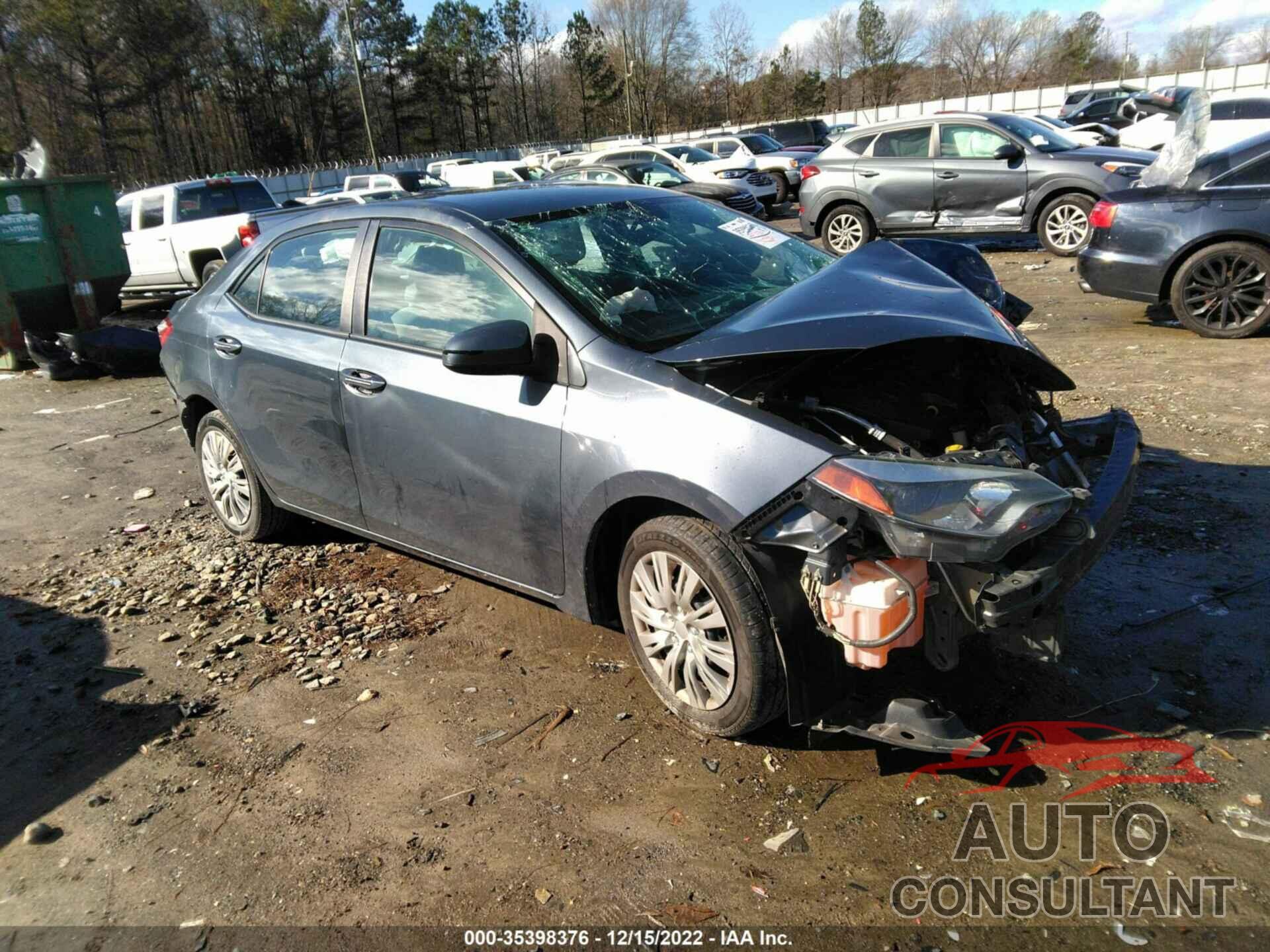 TOYOTA COROLLA 2016 - 5YFBURHE1GP467221