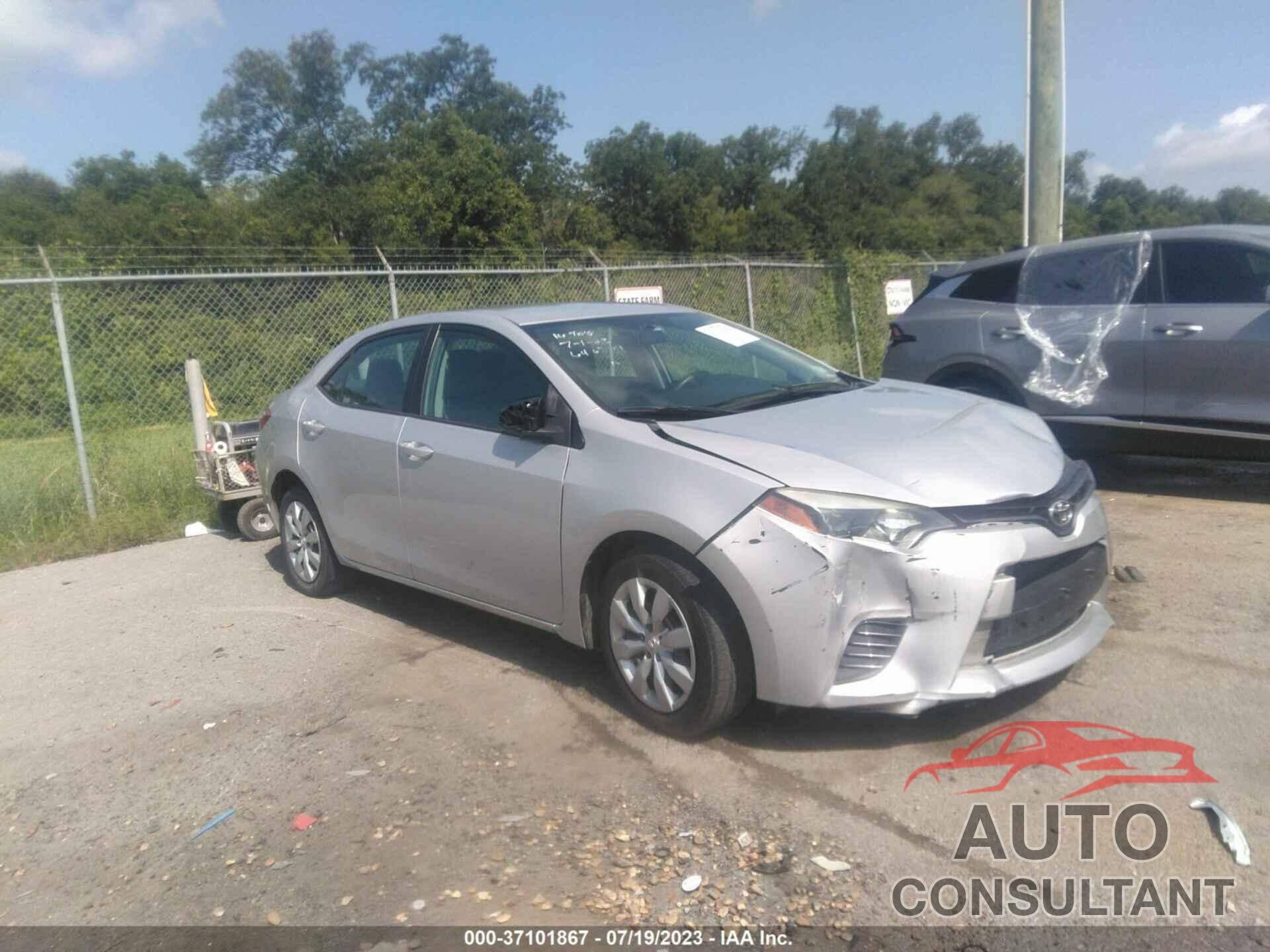 TOYOTA COROLLA 2016 - 2T1BURHE2GC646304