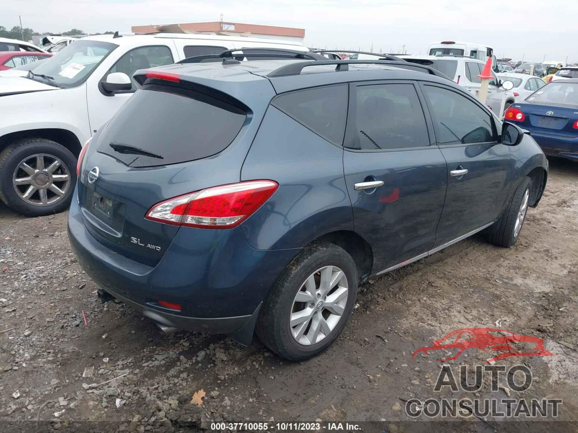 NISSAN MURANO 2013 - JN8AZ1MW2DW318384