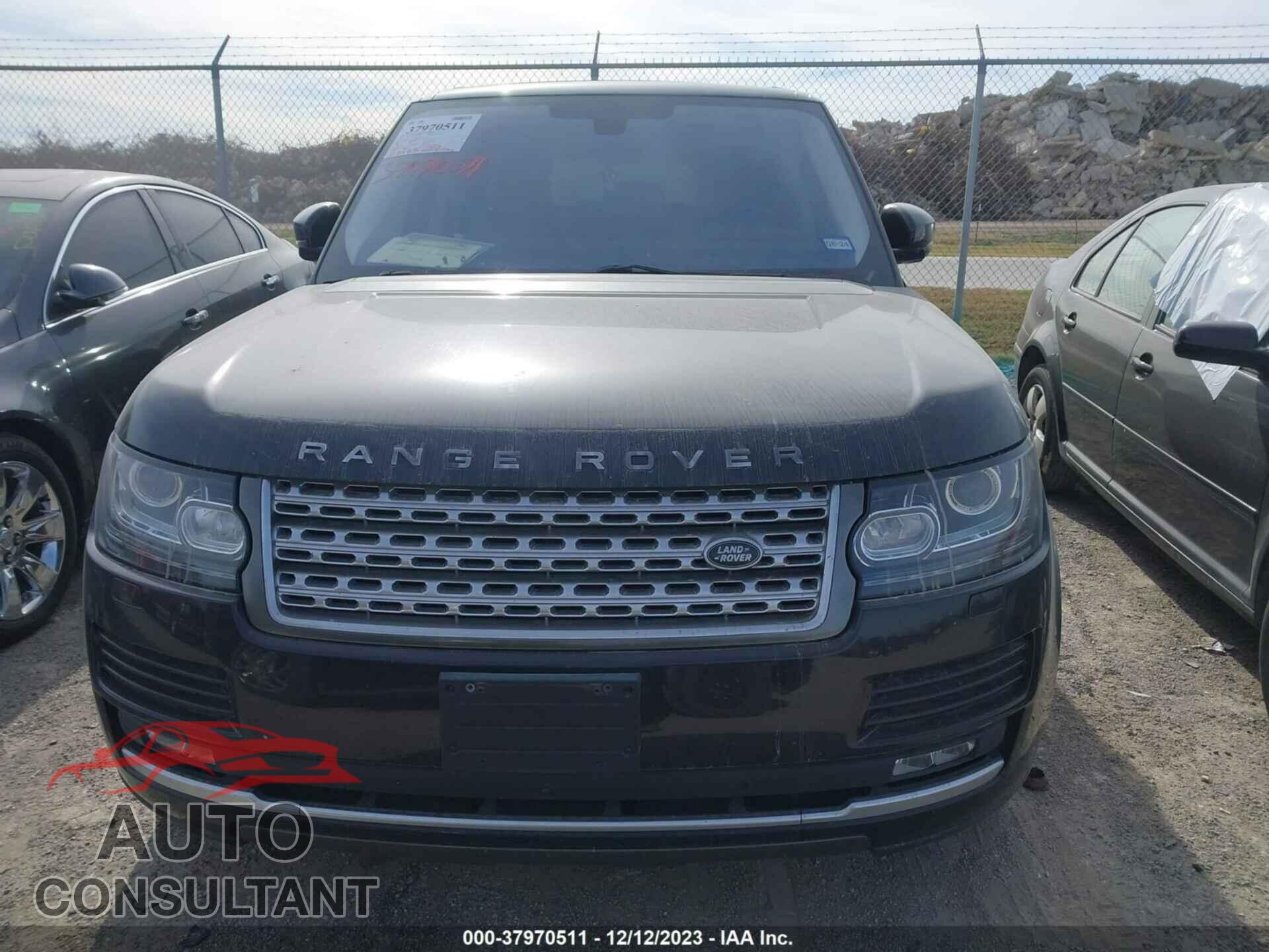 LAND ROVER RANGE ROVER 2016 - SALGS2KF8GA310786