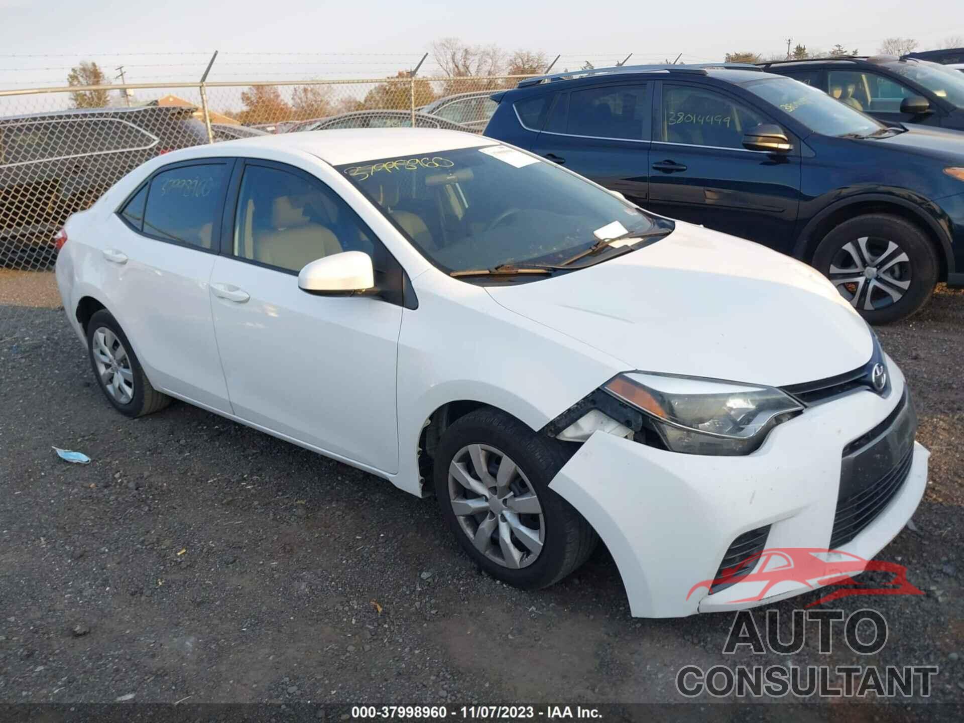 TOYOTA COROLLA 2016 - 2T1BURHE9GC531215