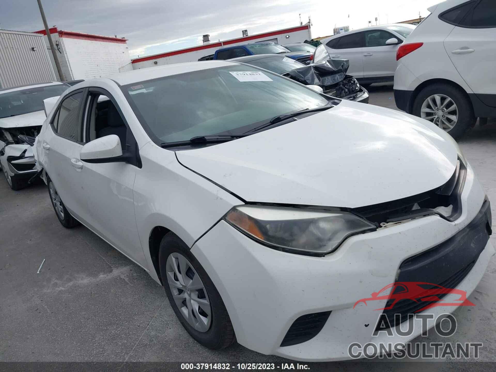 TOYOTA COROLLA 2016 - 2T1BURHE2GC498008