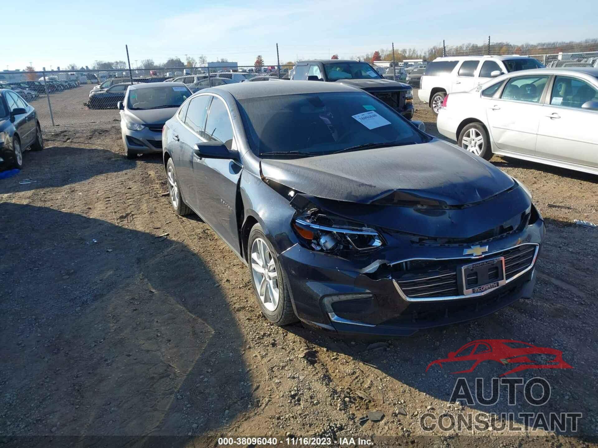CHEVROLET MALIBU 2017 - 1G1ZE5ST3HF187622