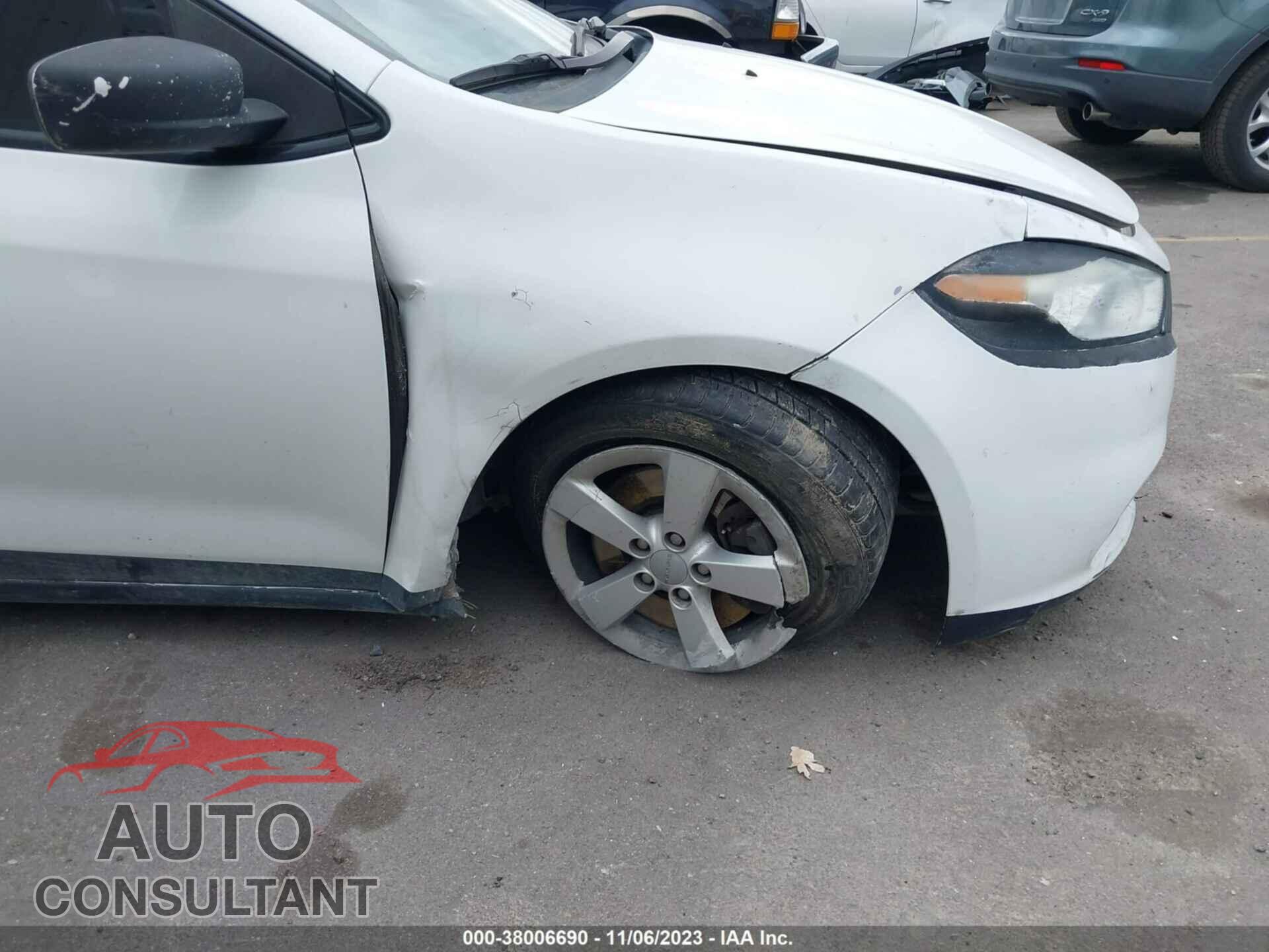 DODGE DART 2015 - 1C3CDFAAXFD344890