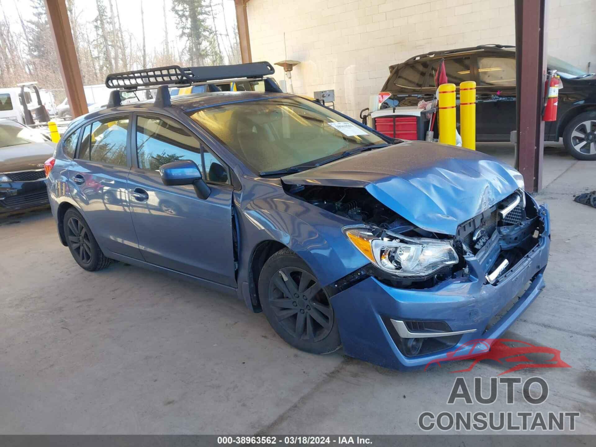 SUBARU IMPREZA 2016 - JF1GPAB6XG8272008