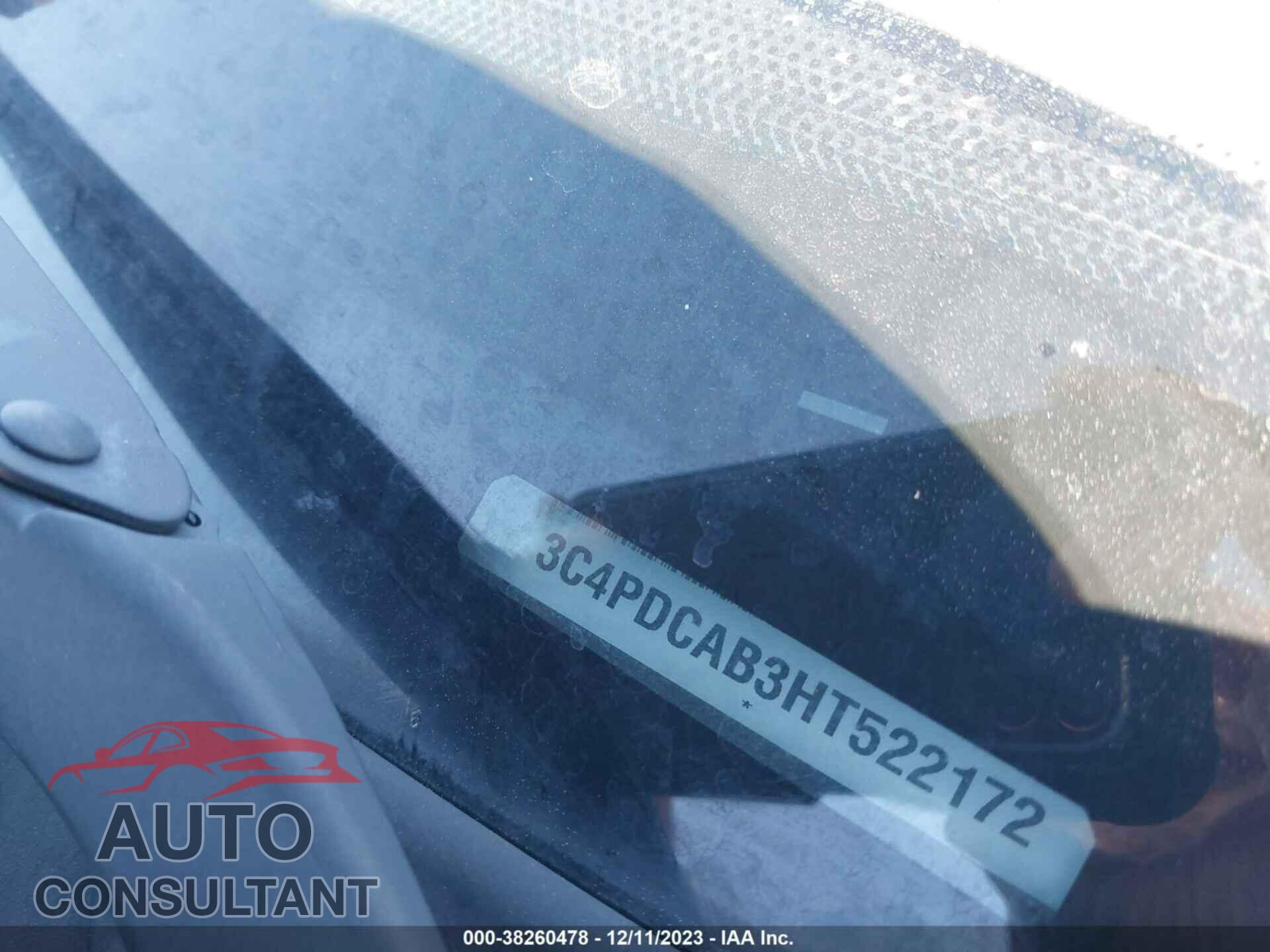 DODGE JOURNEY 2017 - 3C4PDCAB3HT522172