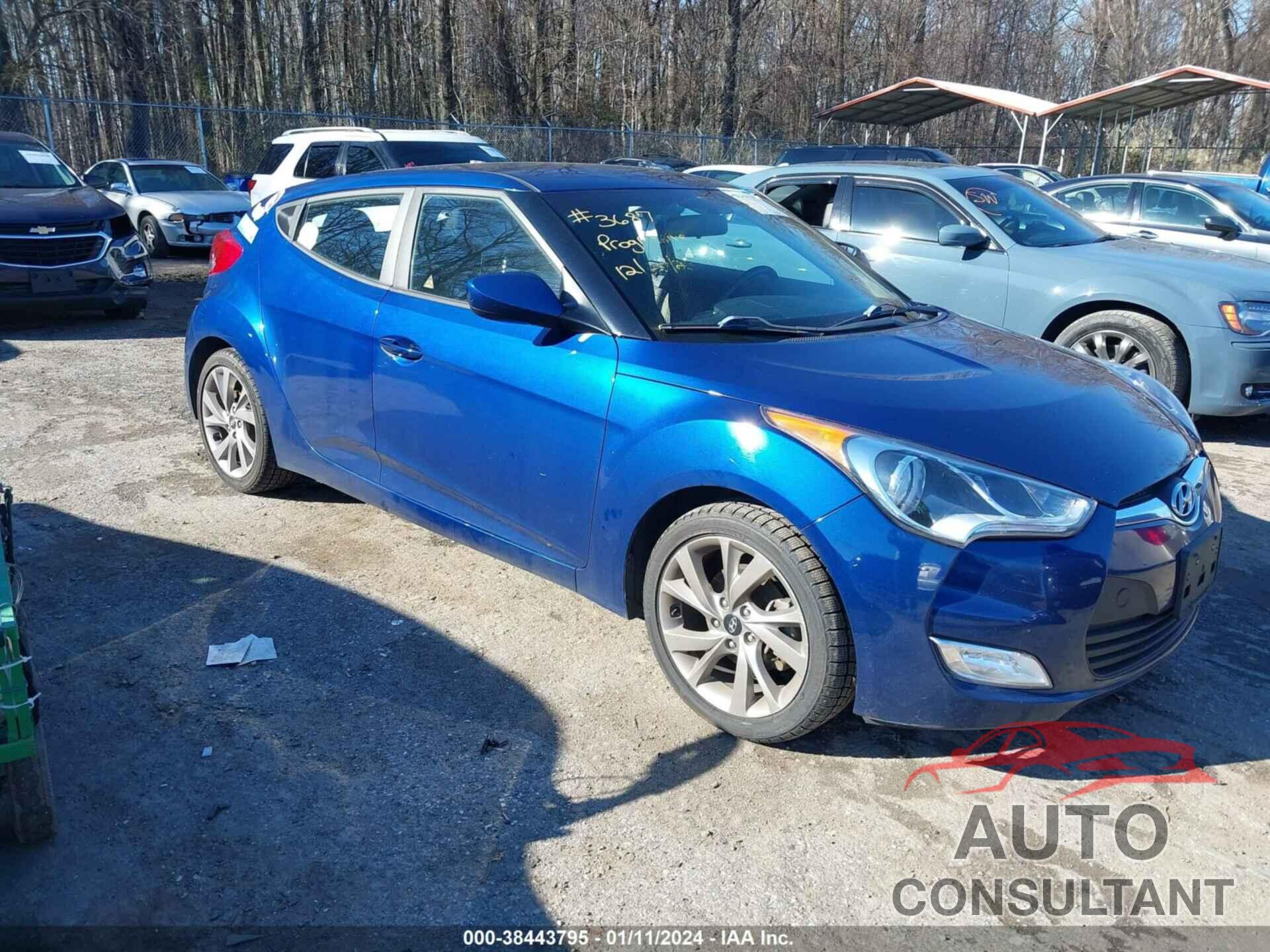 HYUNDAI VELOSTER 2017 - KMHTC6AD6HU312865