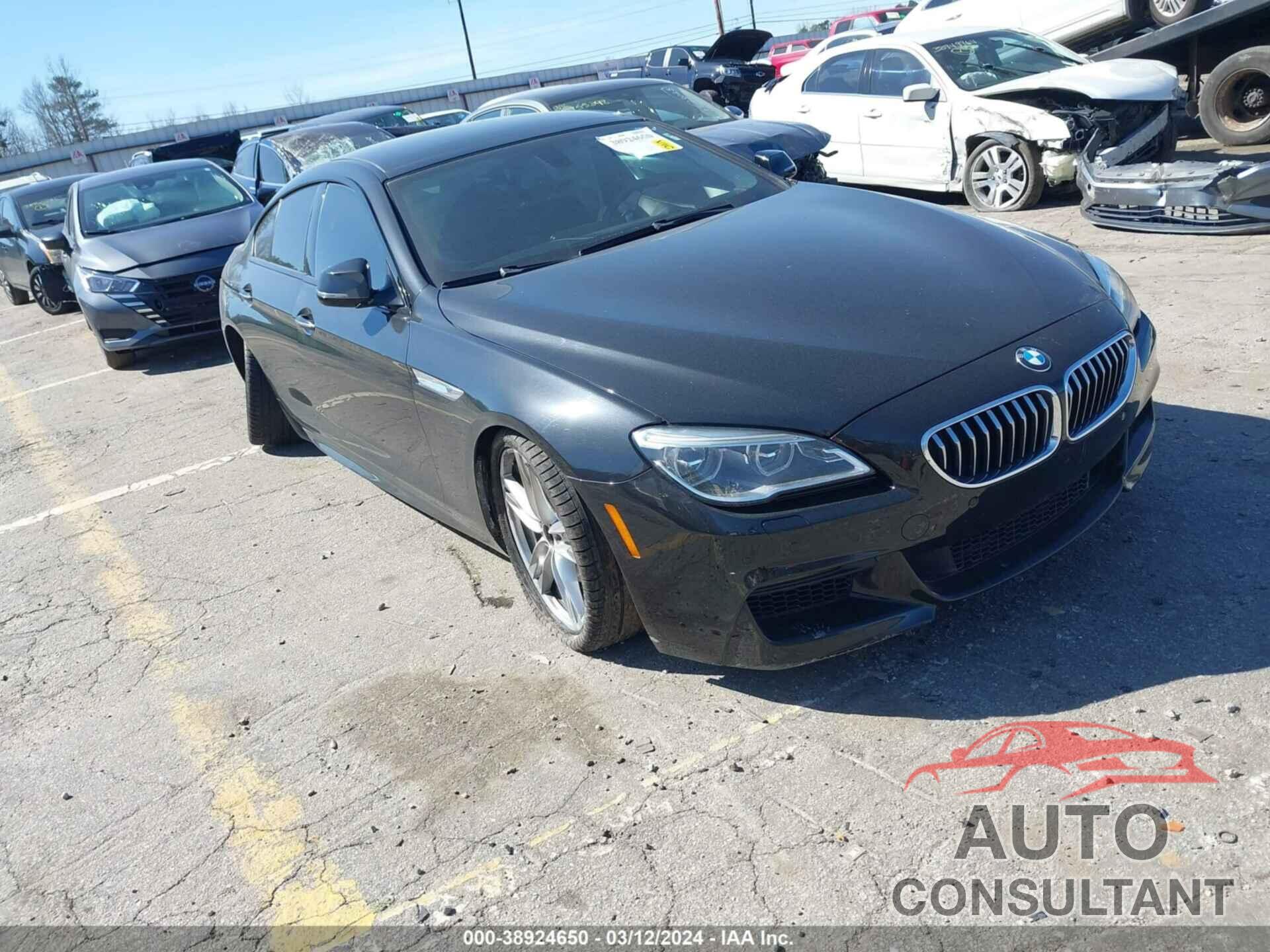 BMW 640I GRAN COUPE 2017 - WBA6D0C50HG639436