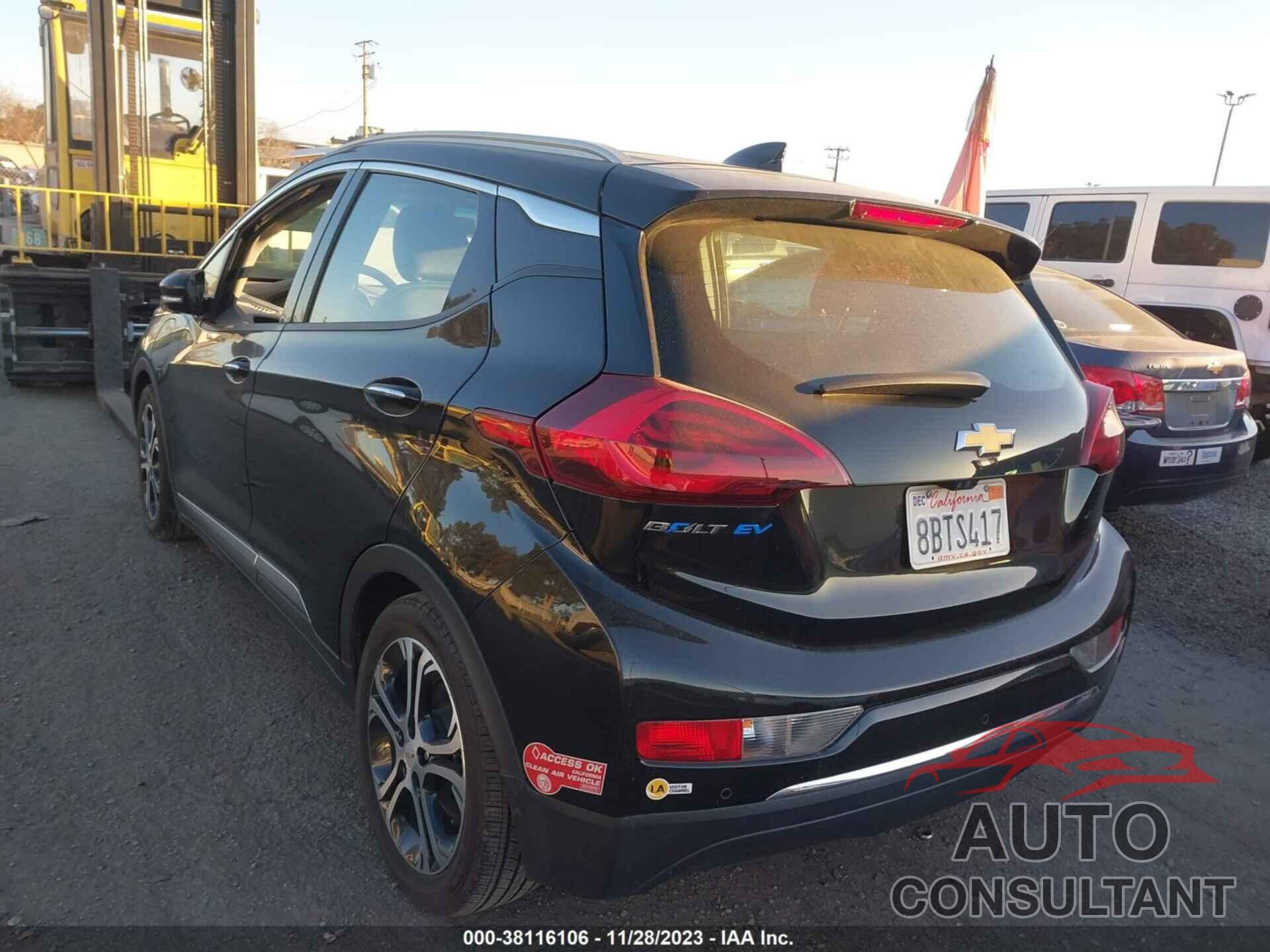 CHEVROLET BOLT EV 2017 - 1G1FX6S00H4186531