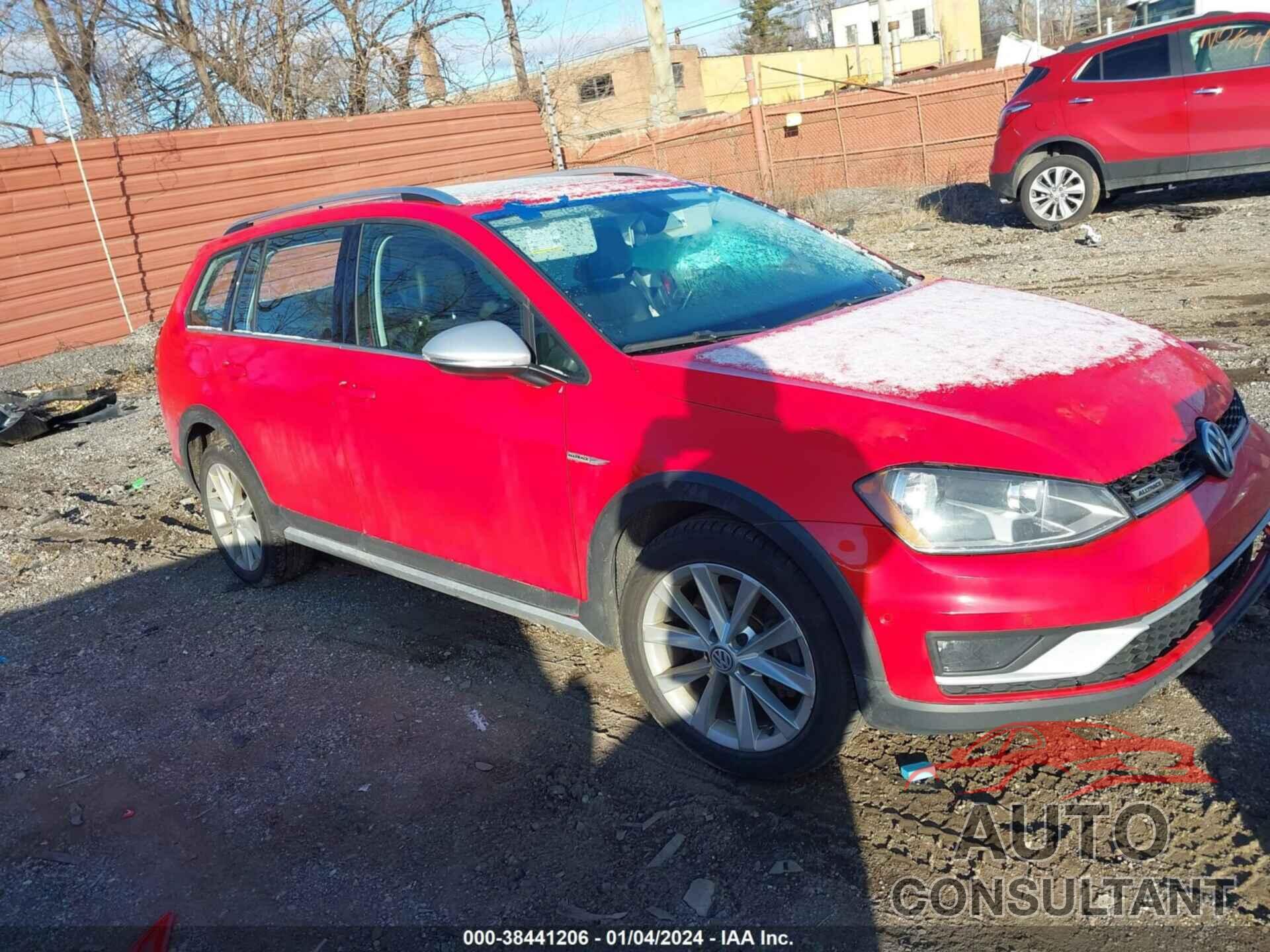 VOLKSWAGEN GOLF ALLTRACK 2017 - 3VWH17AU0HM517119