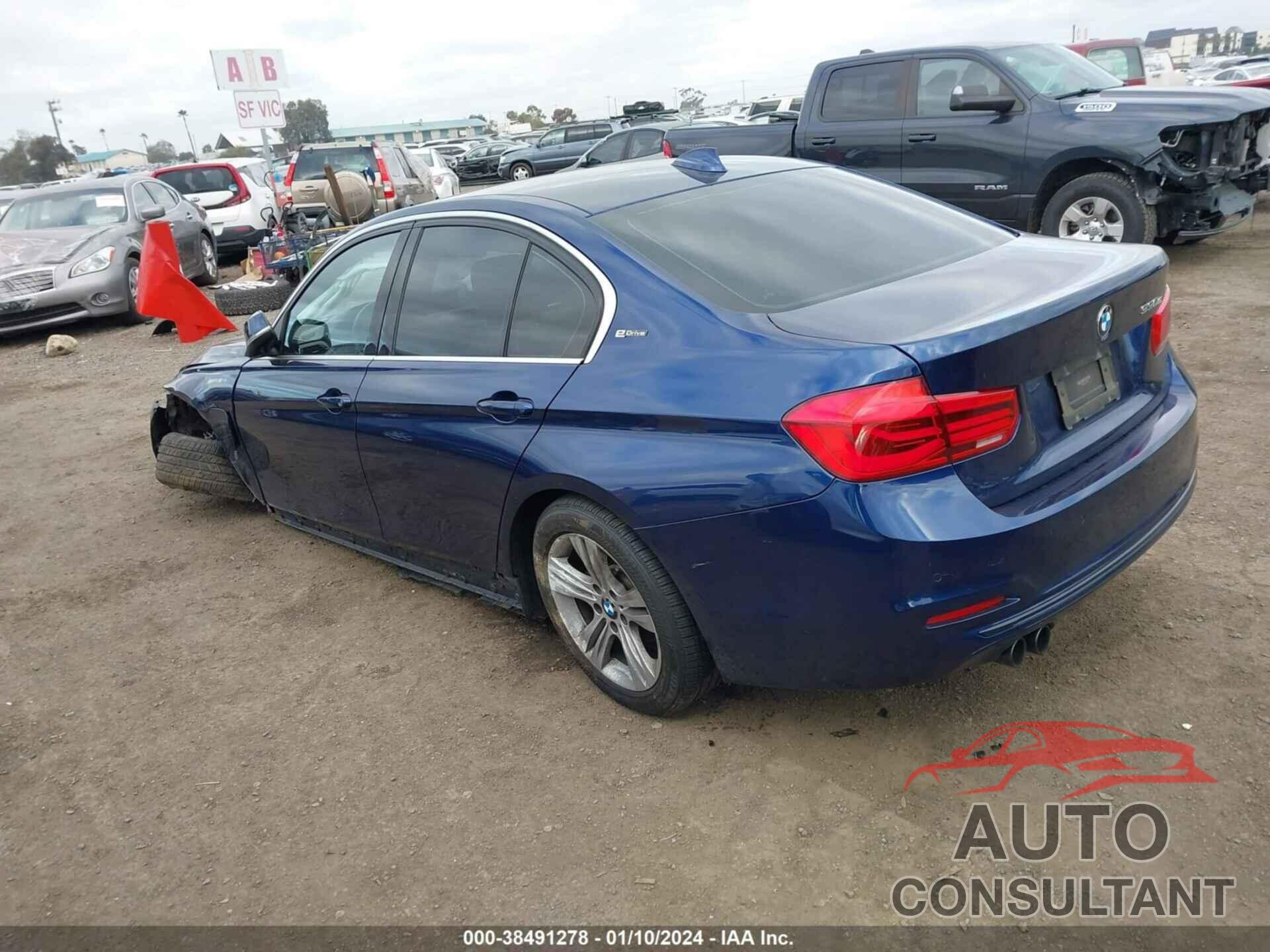 BMW 330E 2017 - WBA8E1C36HA158569