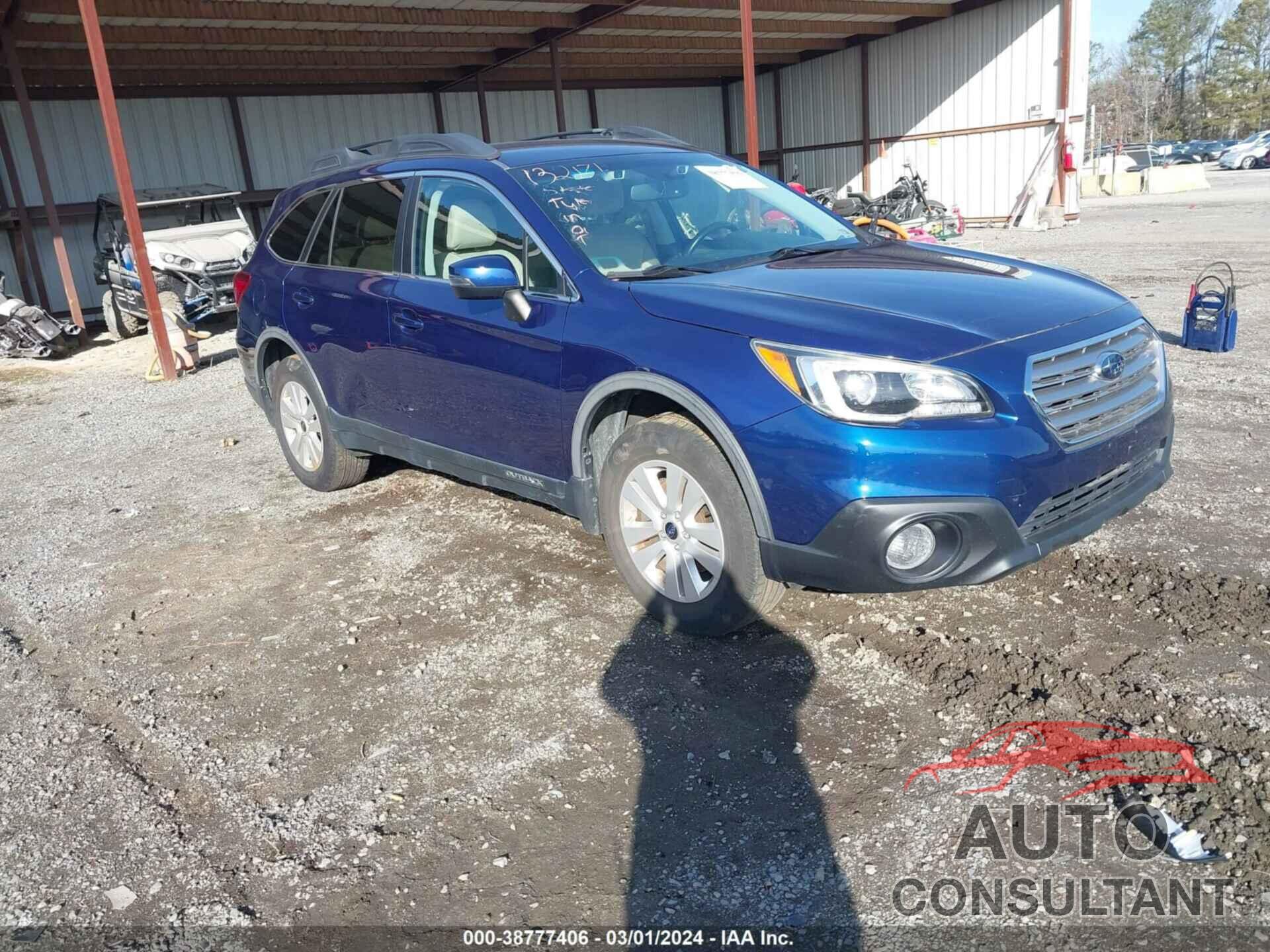 SUBARU OUTBACK 2016 - 4S4BSAFC1G3202019
