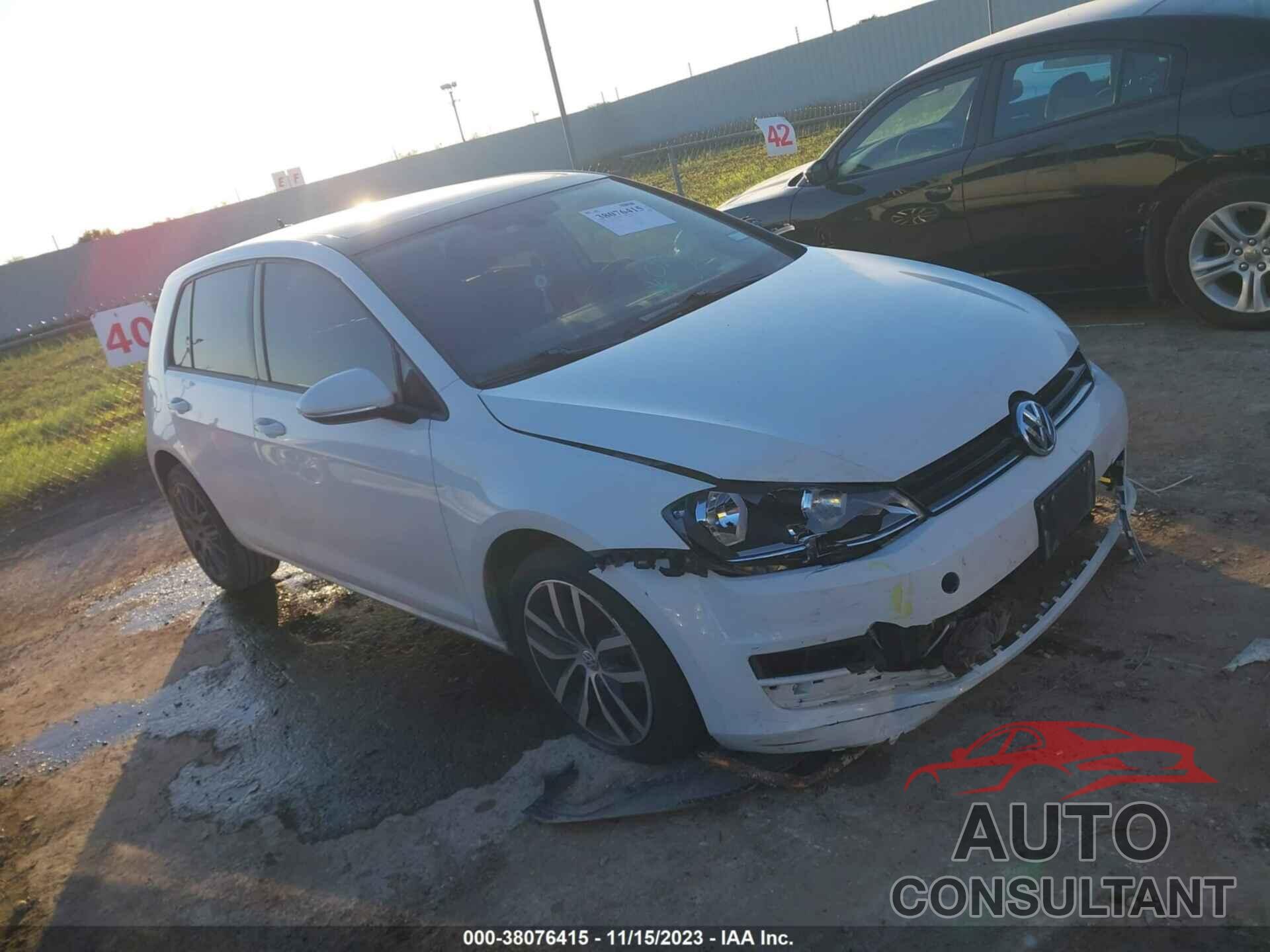 VOLKSWAGEN GOLF 2017 - 3VW217AU3HM015730