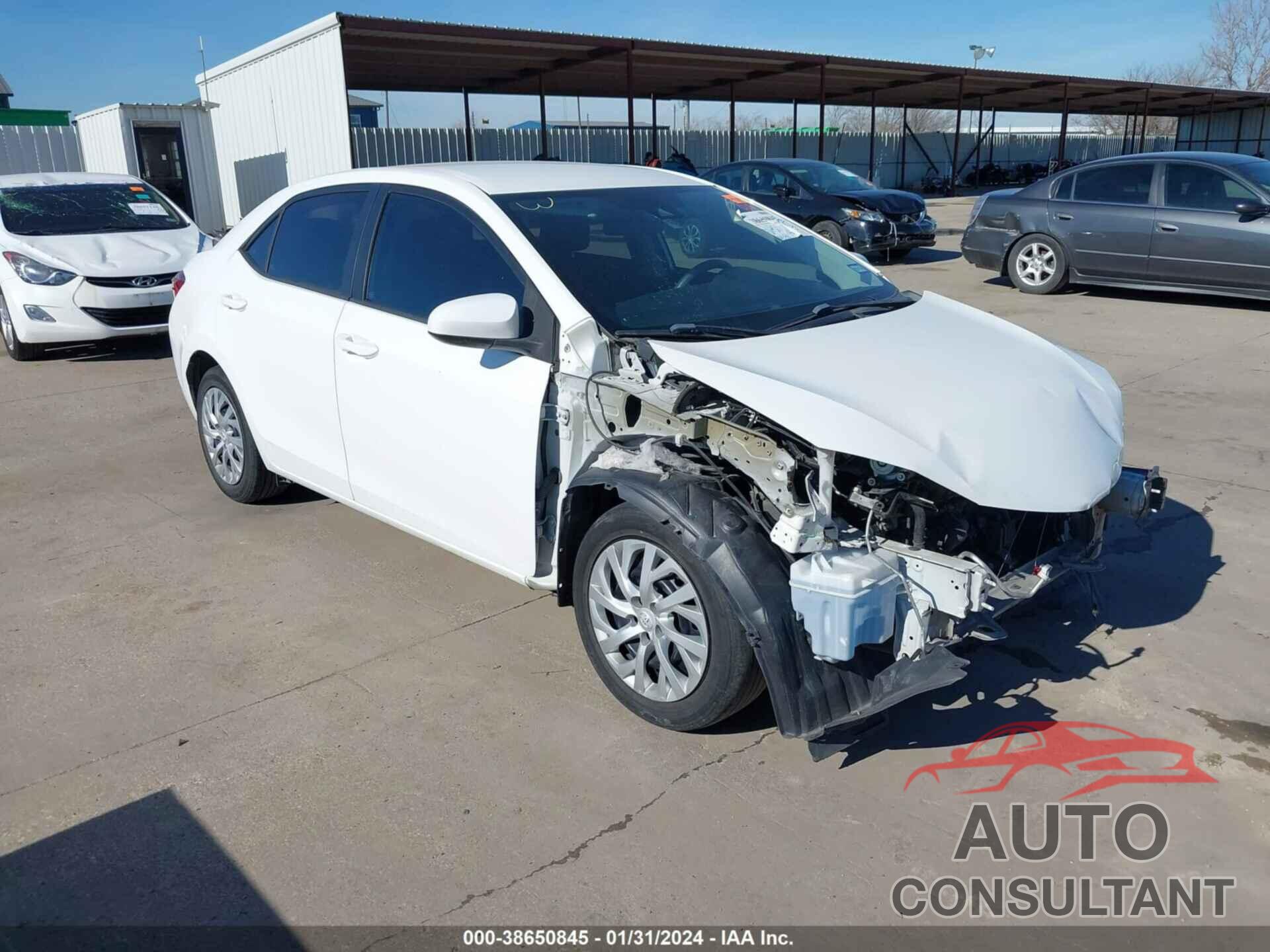 TOYOTA COROLLA 2019 - 5YFBURHE6KP886156