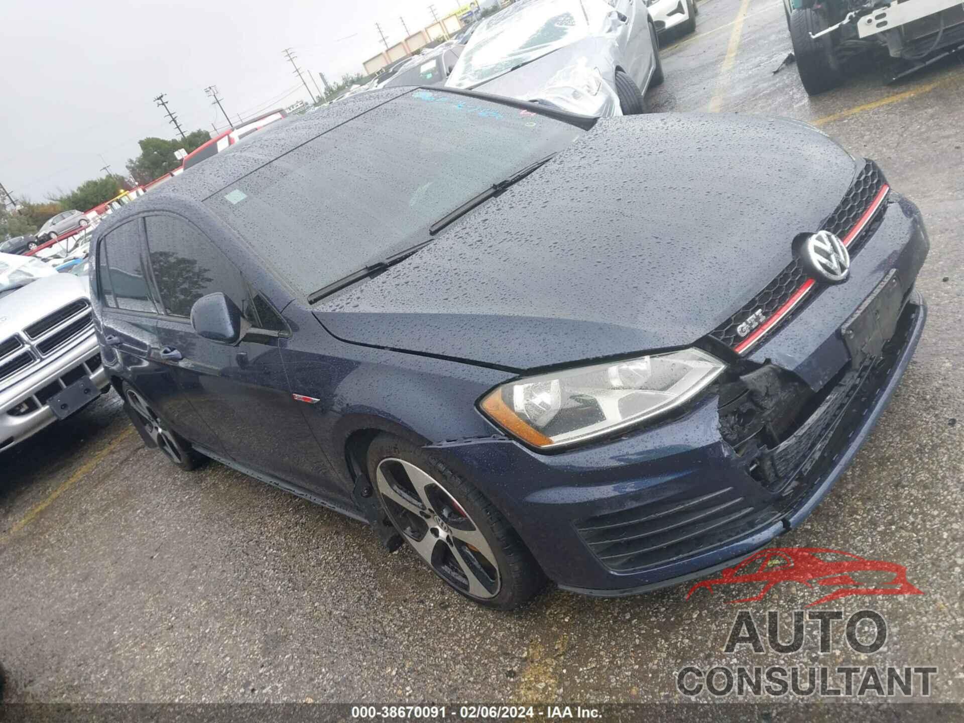 VOLKSWAGEN GTI 2016 - 3VW4T7AU5GM016394