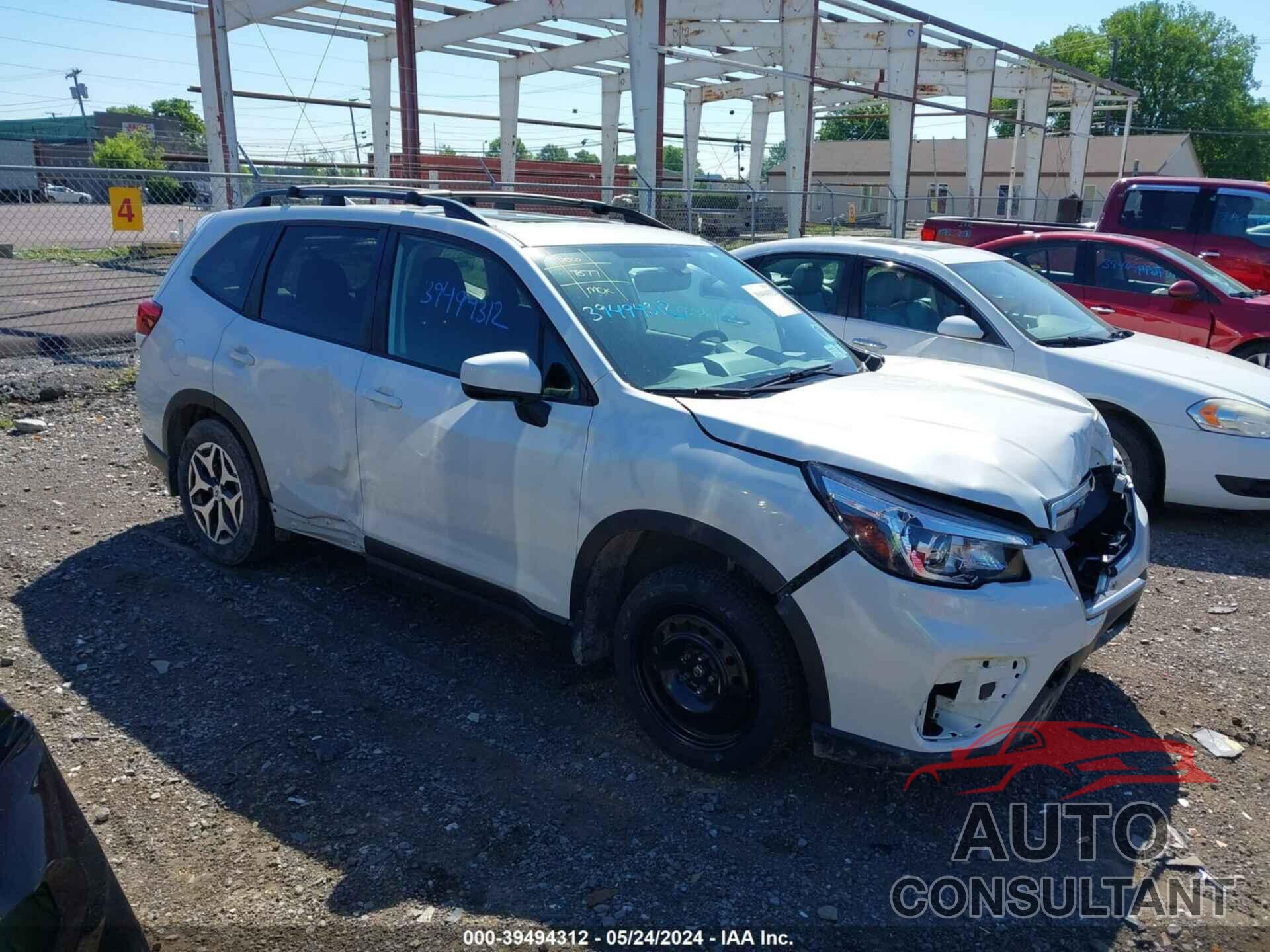 SUBARU FORESTER 2019 - JF2SKAGC3KH493557