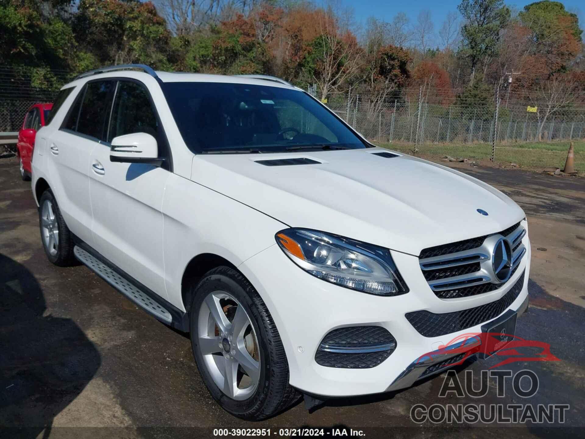 MERCEDES-BENZ GLE 350 2016 - 4JGDA5HB3GA791111